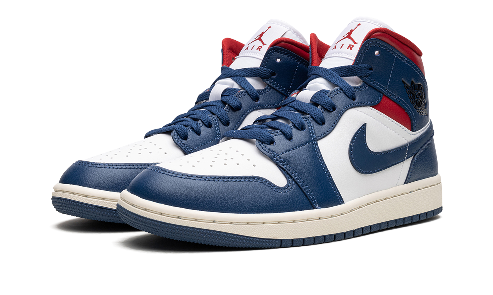AIR JORDAN 1 MID WMNS Blue / Red BQ6472 146