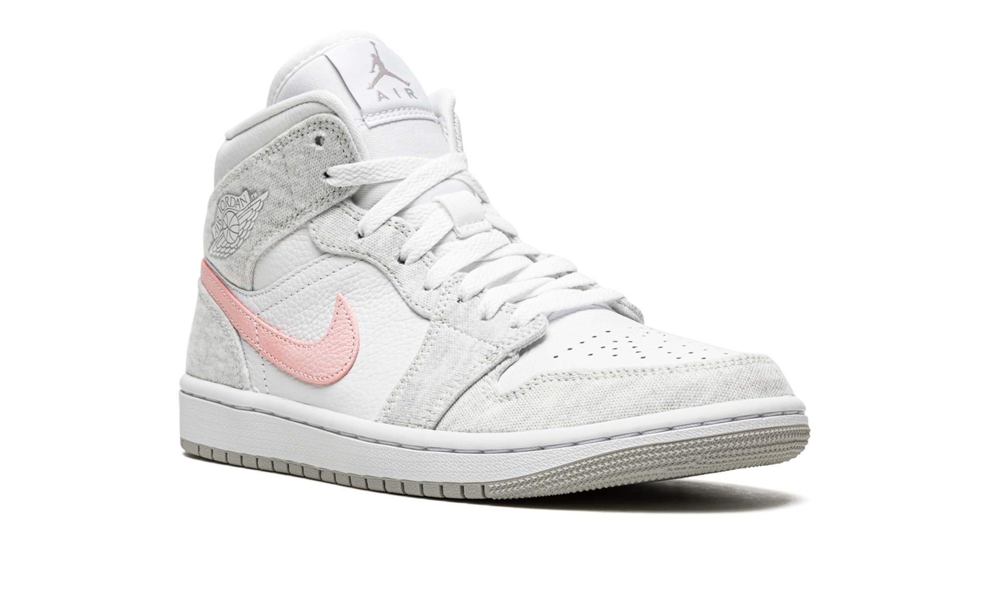 AIR JORDAN 1 MID SE WMNS Heather Grey / Pink DN4045 001