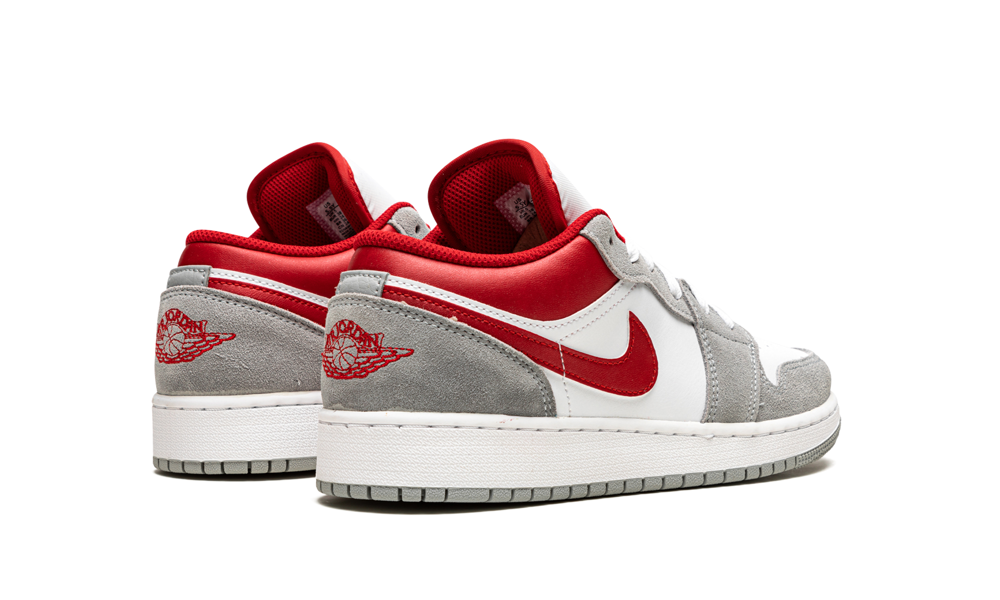 Air Jordan 1 Low SE GS Smoke Grey Gym Red DM0589 016