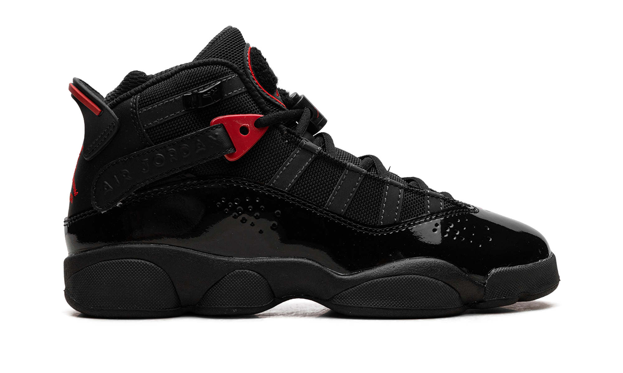 Jordan 6 Rings GS Black Varsity Red 323419 026