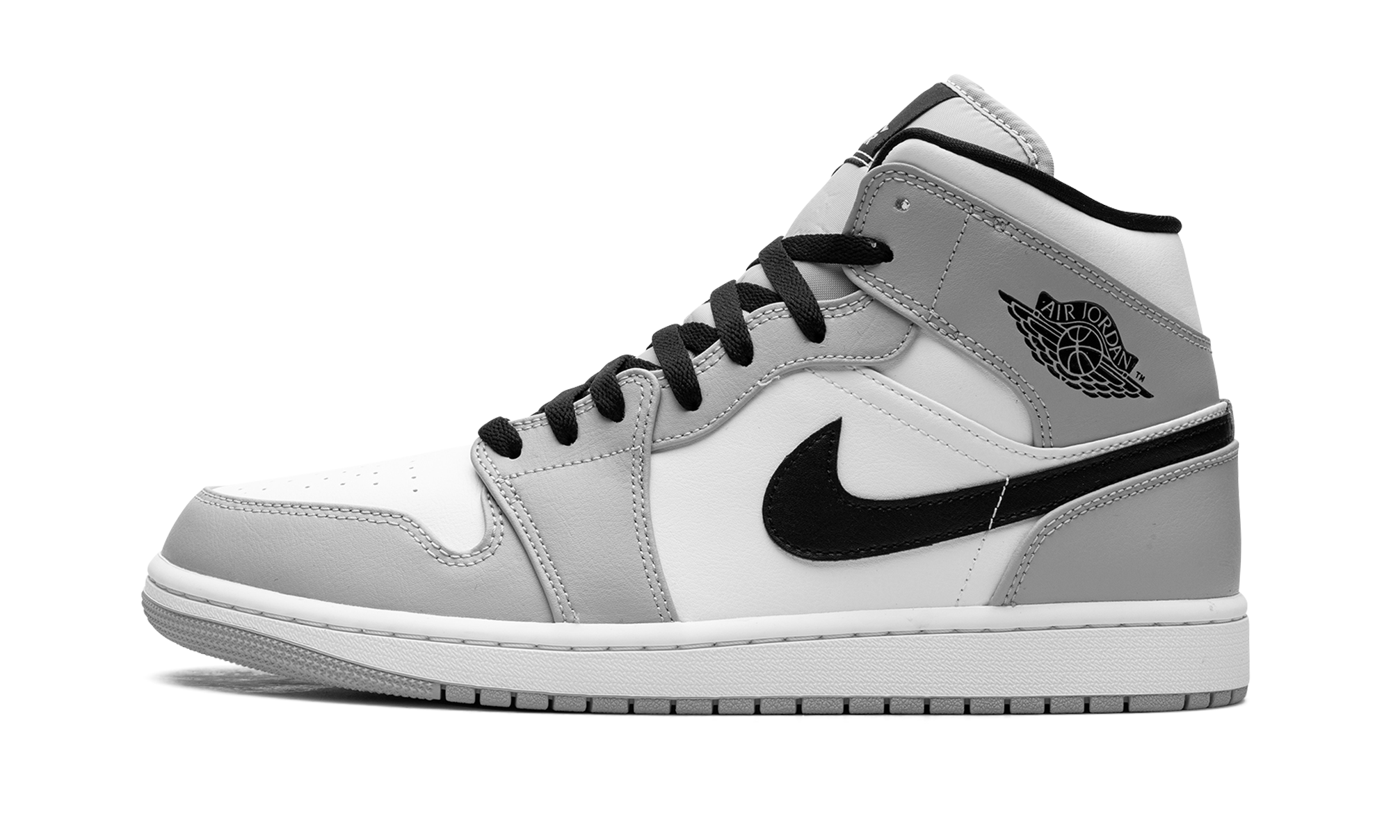 Air Jordan 1 Mid Light Smoke Grey 554724 092
