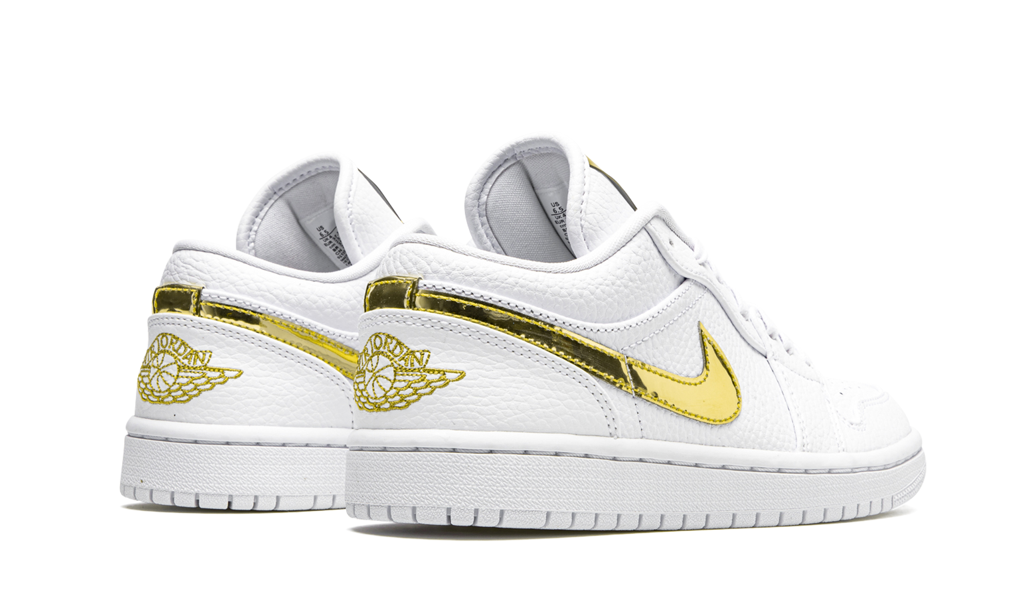 AIR JORDAN 1 Low SE WMNS White Metallic Gold CZ4776 100