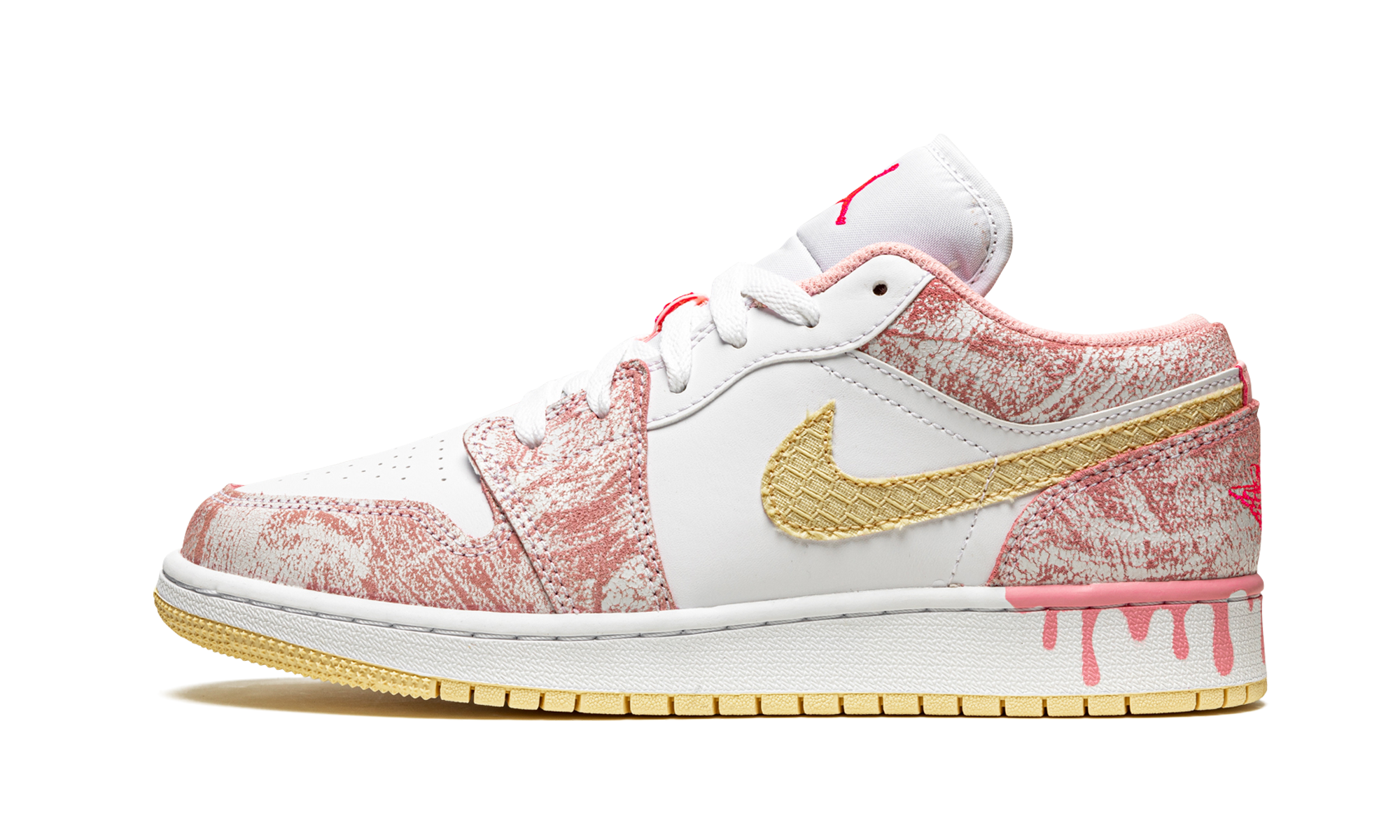 Air Jordan 1 Low SE GS Paint Drip CW7104 601