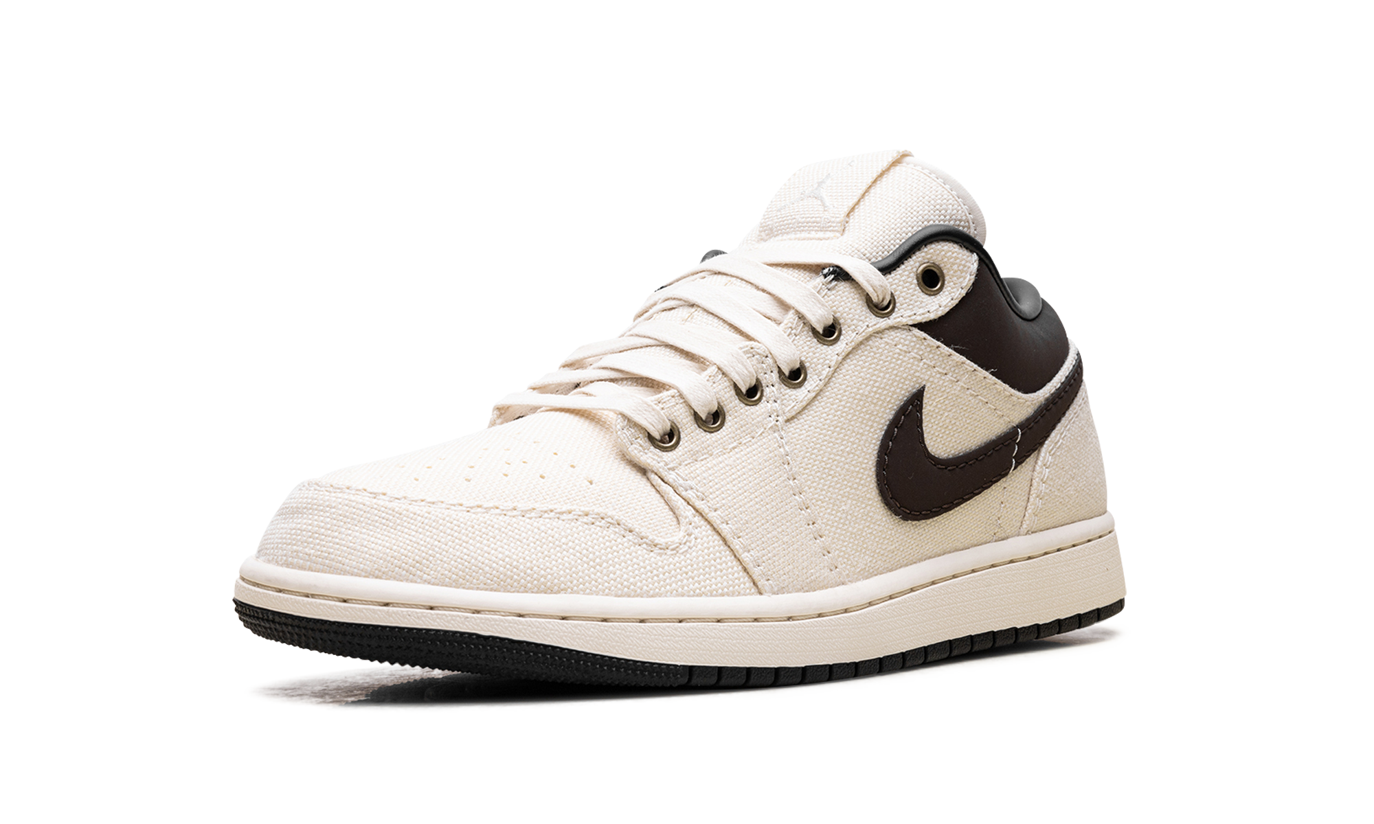 Air Jordan 1 Low Premium Pale Ivory Baroque Brown IB8058 110
