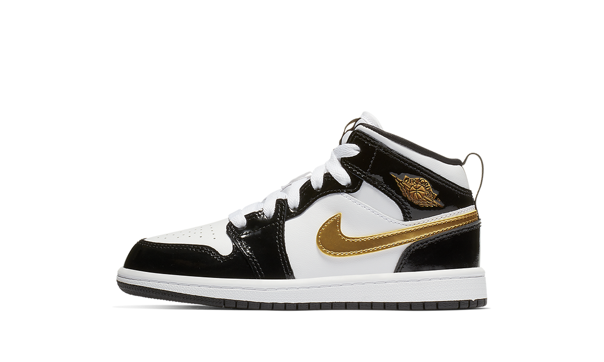 Jordan 1 MID SE PS Black/Gold BQ6932 007