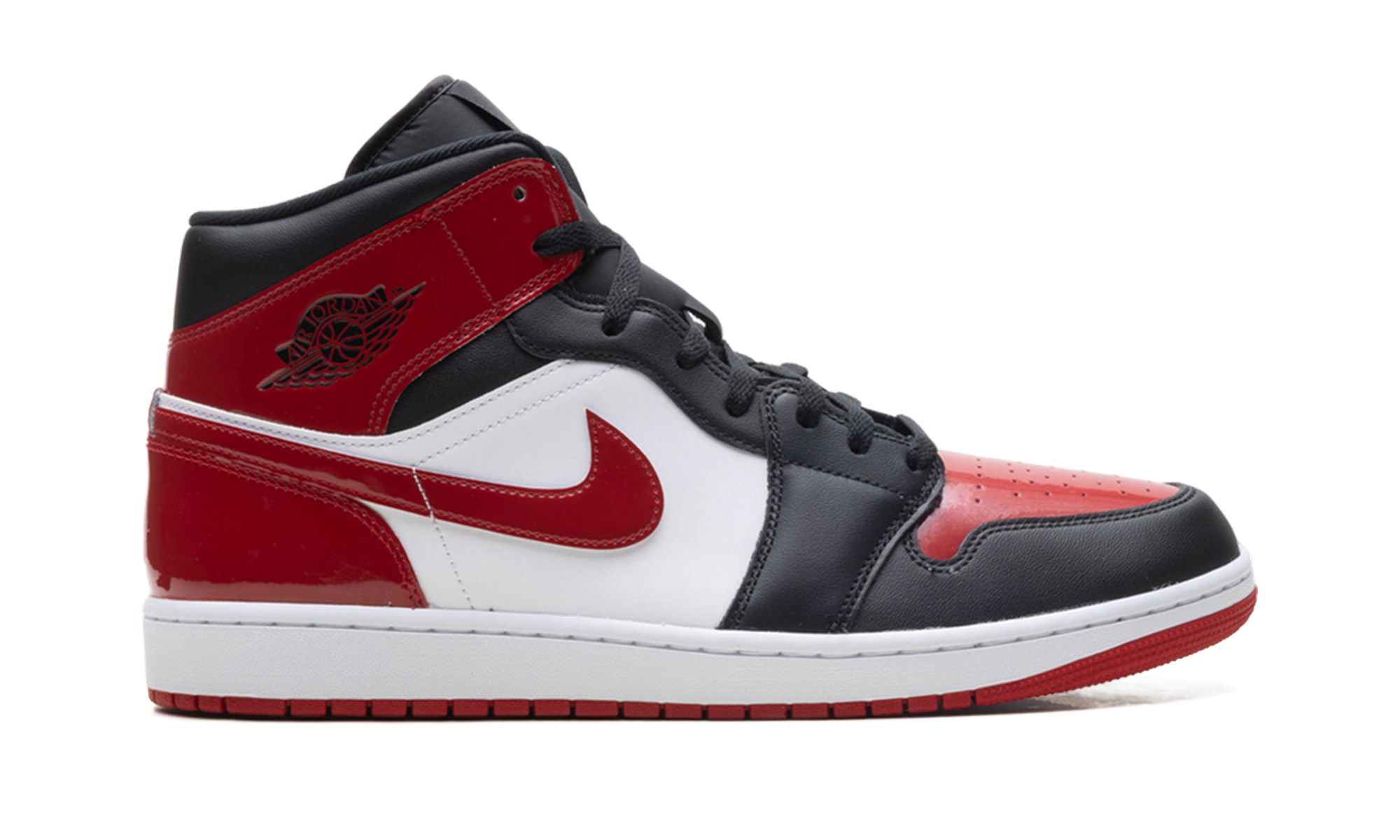 Jordan 1 Mid SE Patent Bred Toe HV4091 006