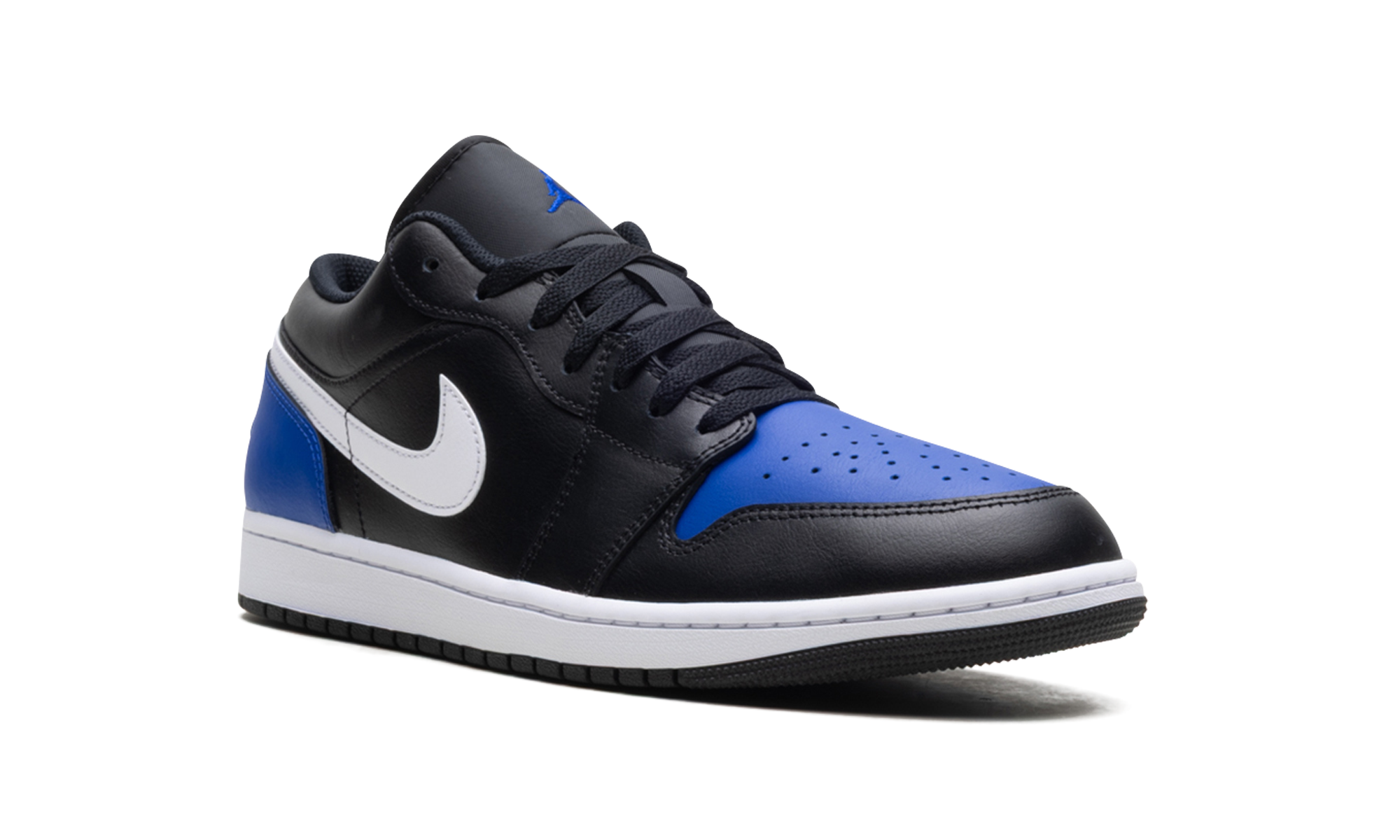 Jordan 1 Low Black Royal Toe 553558 042