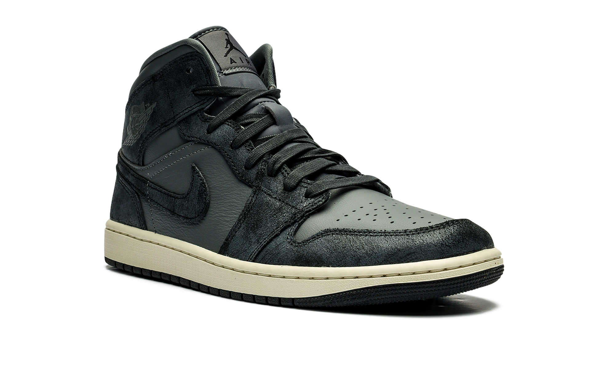 AIR JORDAN 1 MID WMNS DISTRESSED SMOKE GREY FJ3448 001