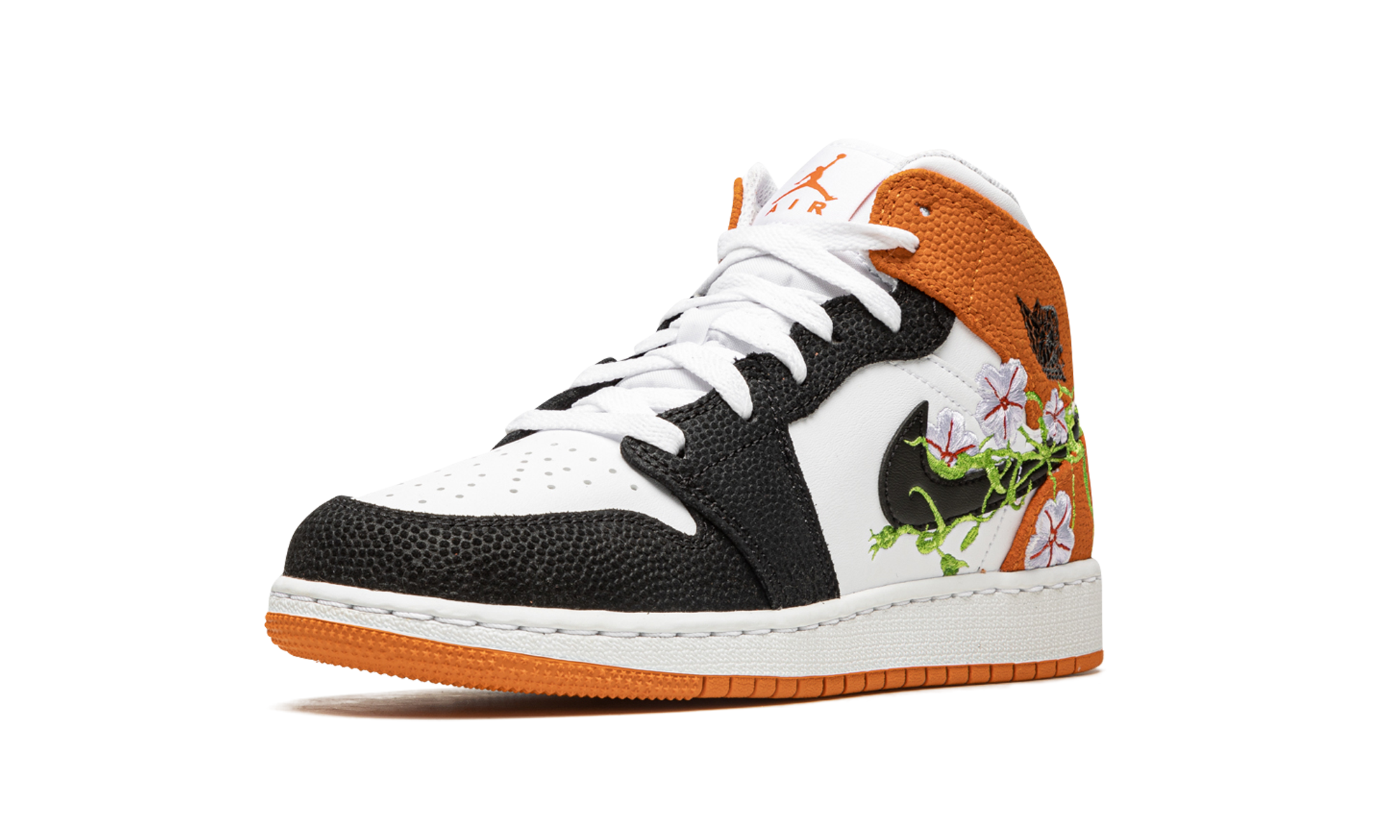 Air Jordan 1 Mid GS Basketball Blossom DQ8390 100