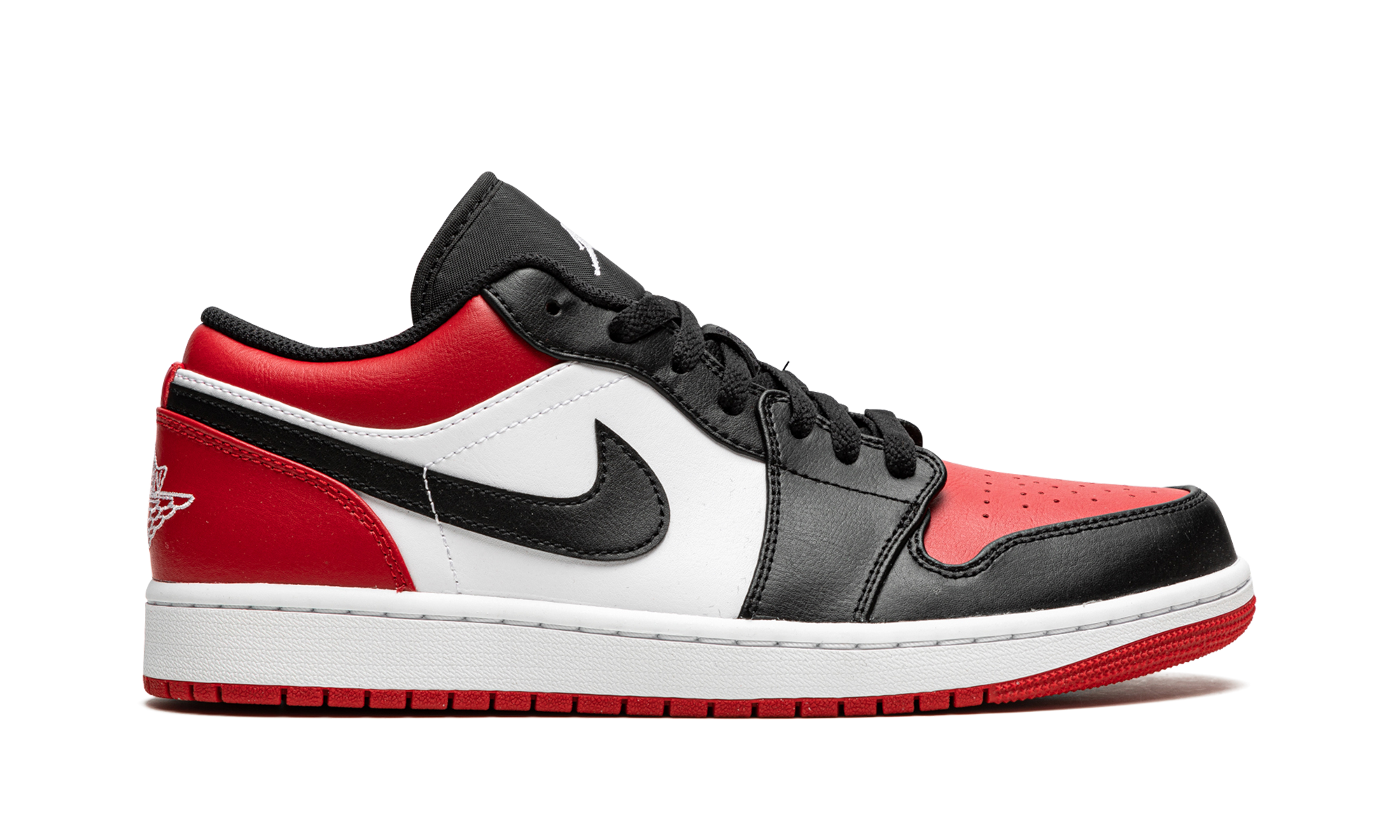 Air Jordan 1 Low Bred Toe 553558 612