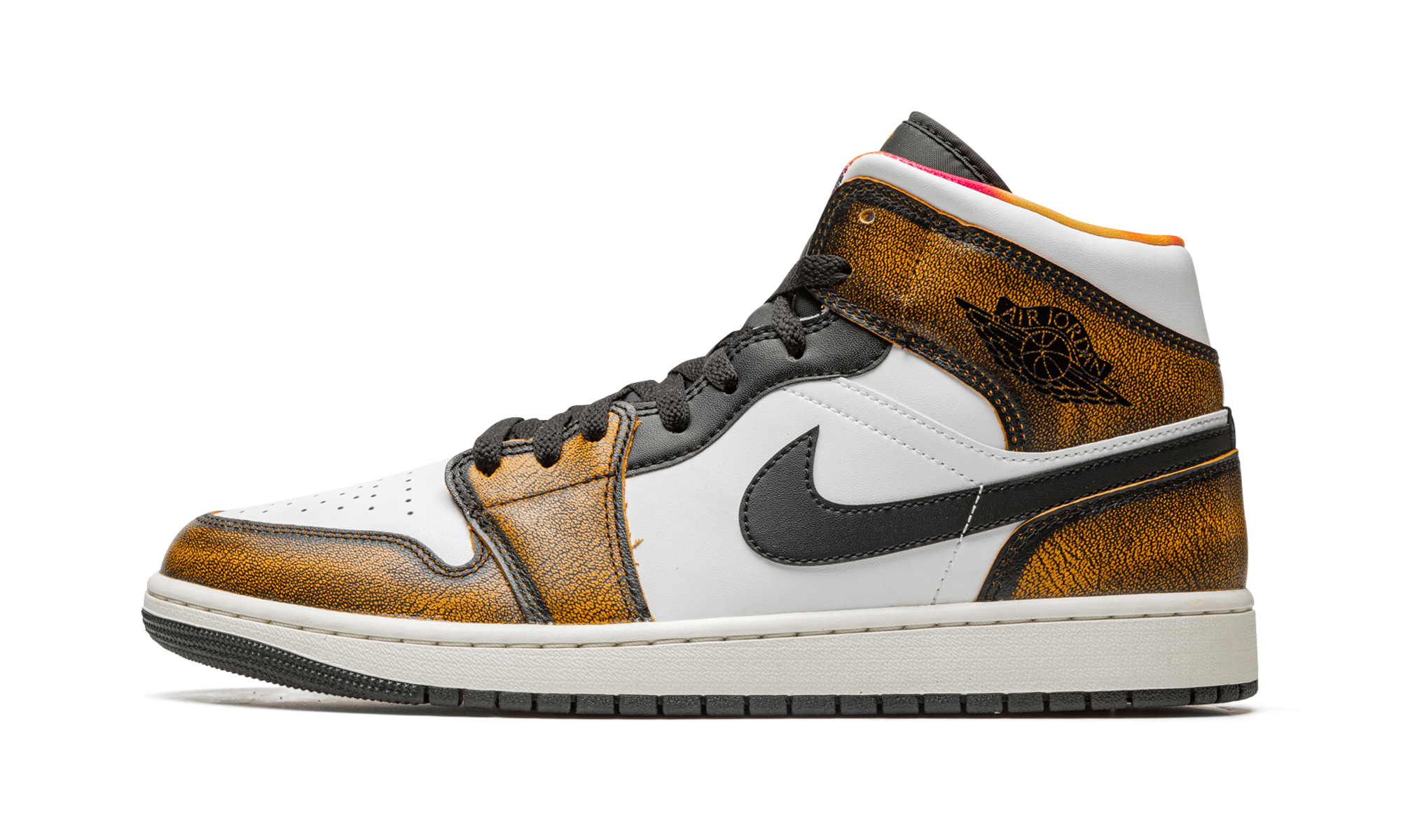 Air Jordan 1 Mid SE Orange Wear Away DQ8417 071