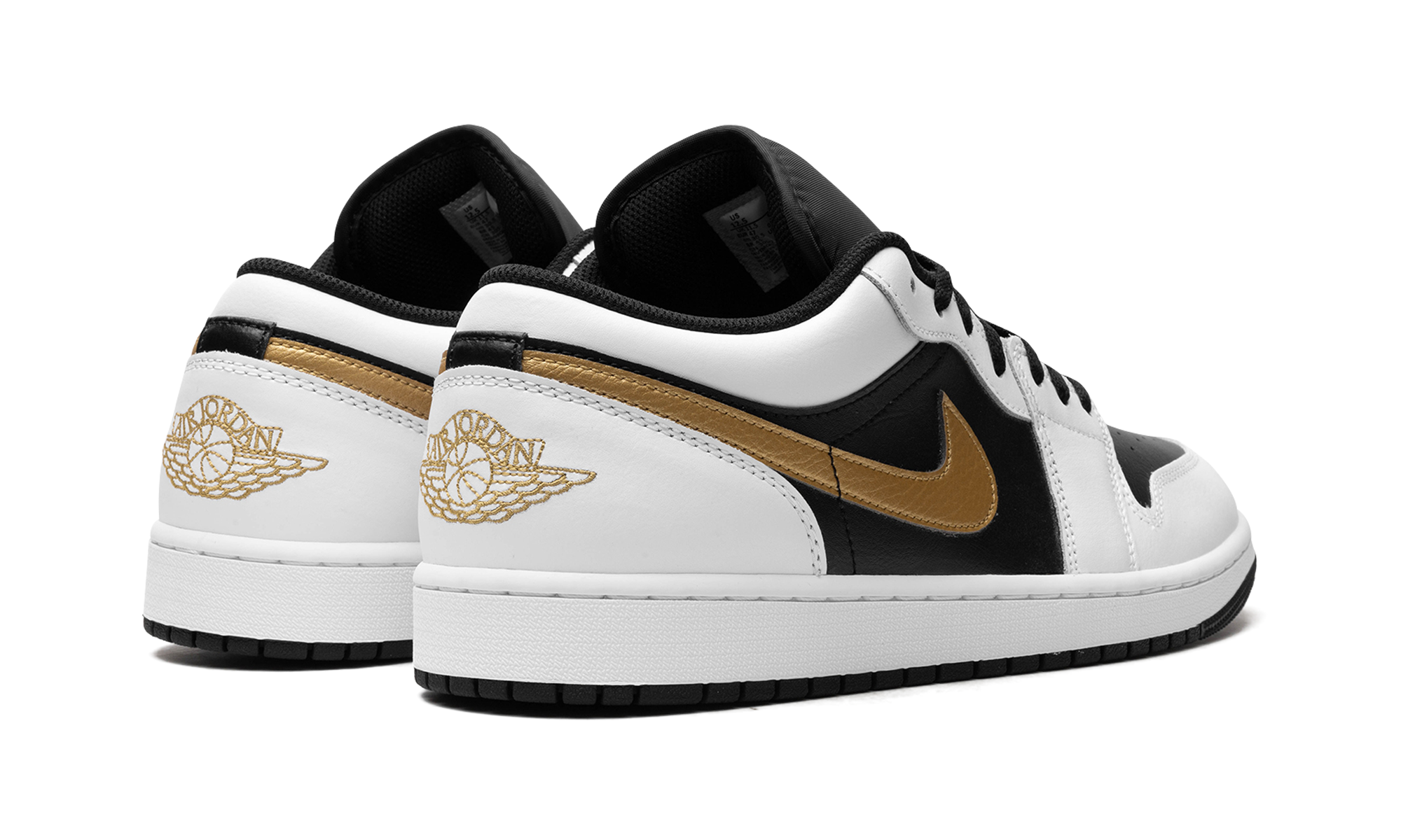 Air Jordan 1 Low Gold Swoosh 553558 172