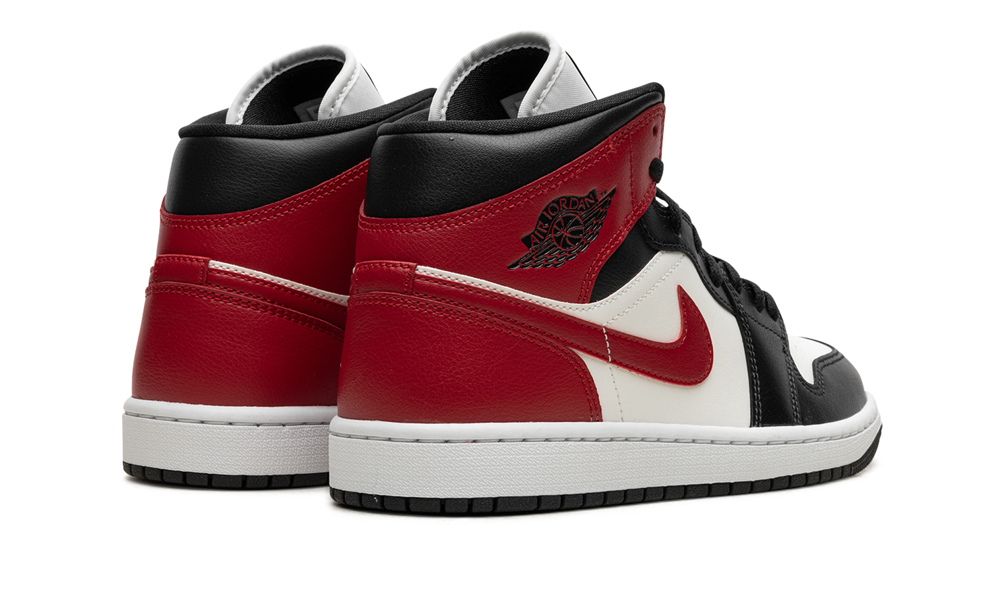 AIR JORDAN 1 MID WMNS Black Toe BQ6472 160