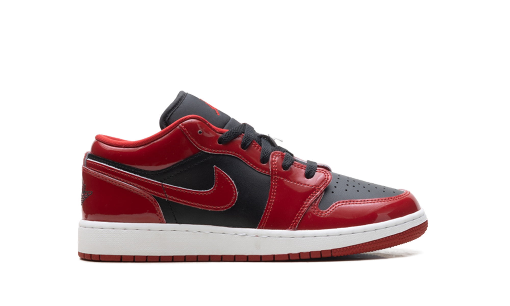 Air Jordan 1 Low SE GS Patent Bred HV4396 006