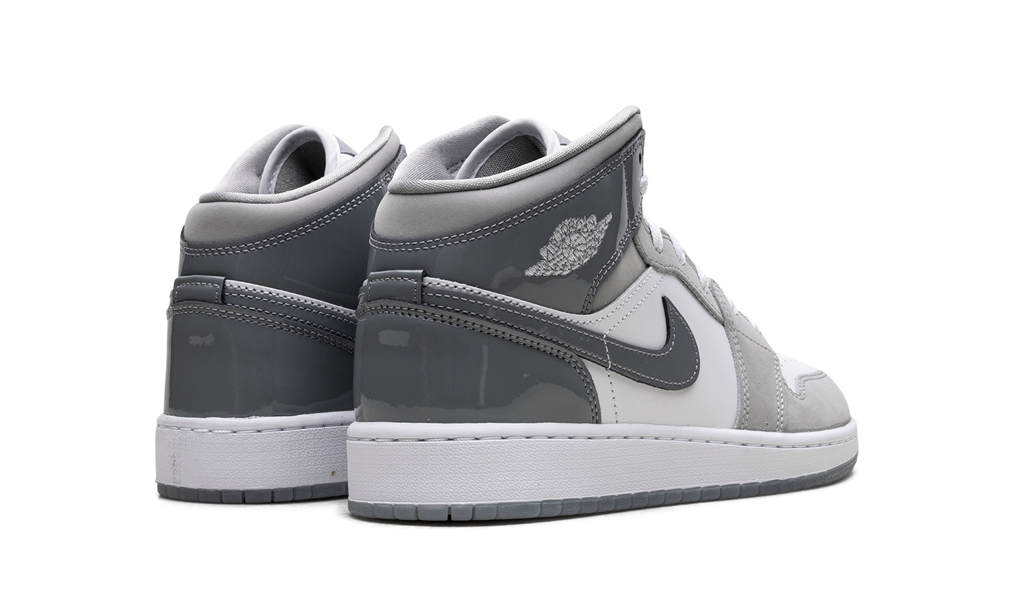 Jordan 1 Mid GS White Medium Cool Grey HF3193 100