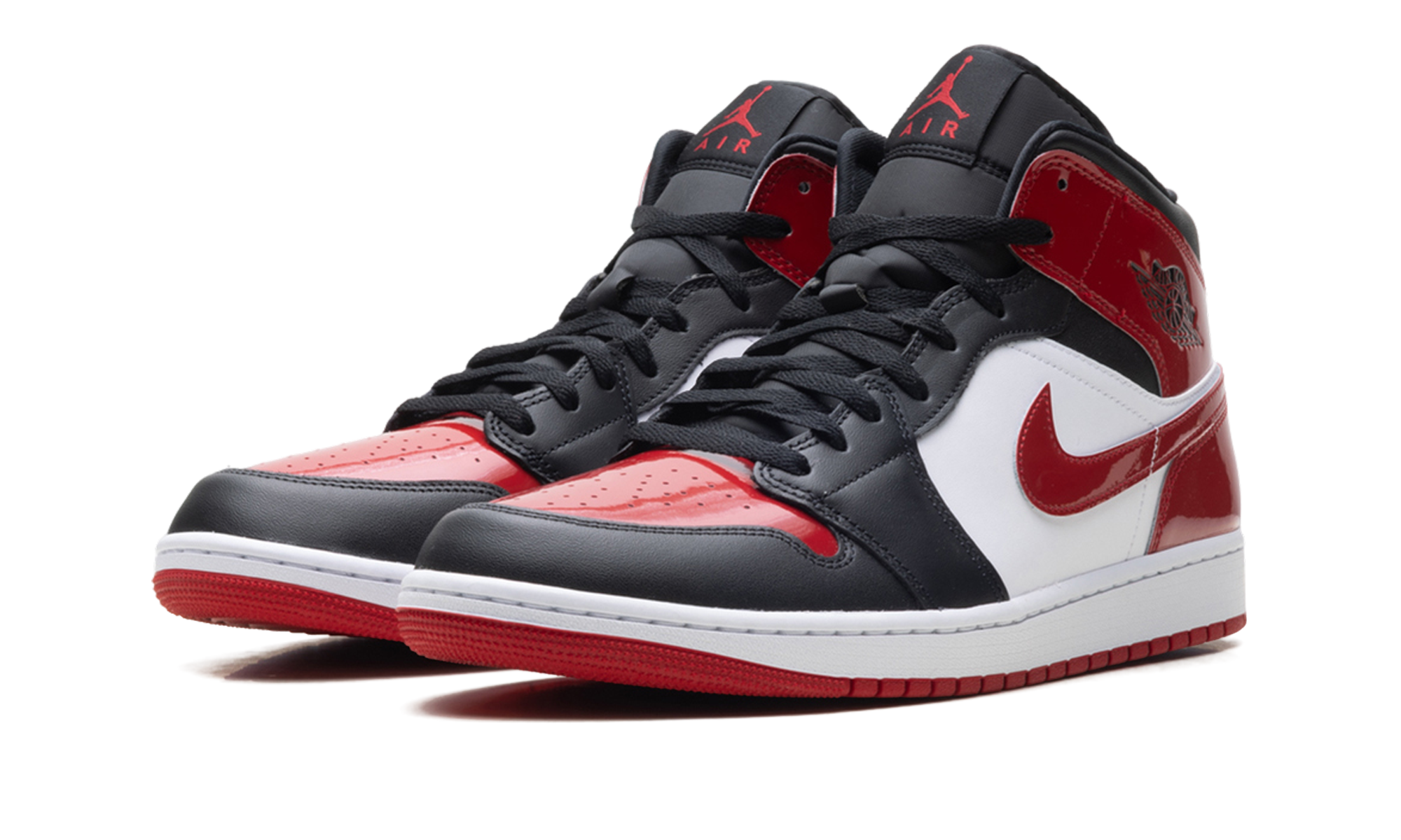 Jordan 1 Mid SE Patent Bred Toe HV4091 006