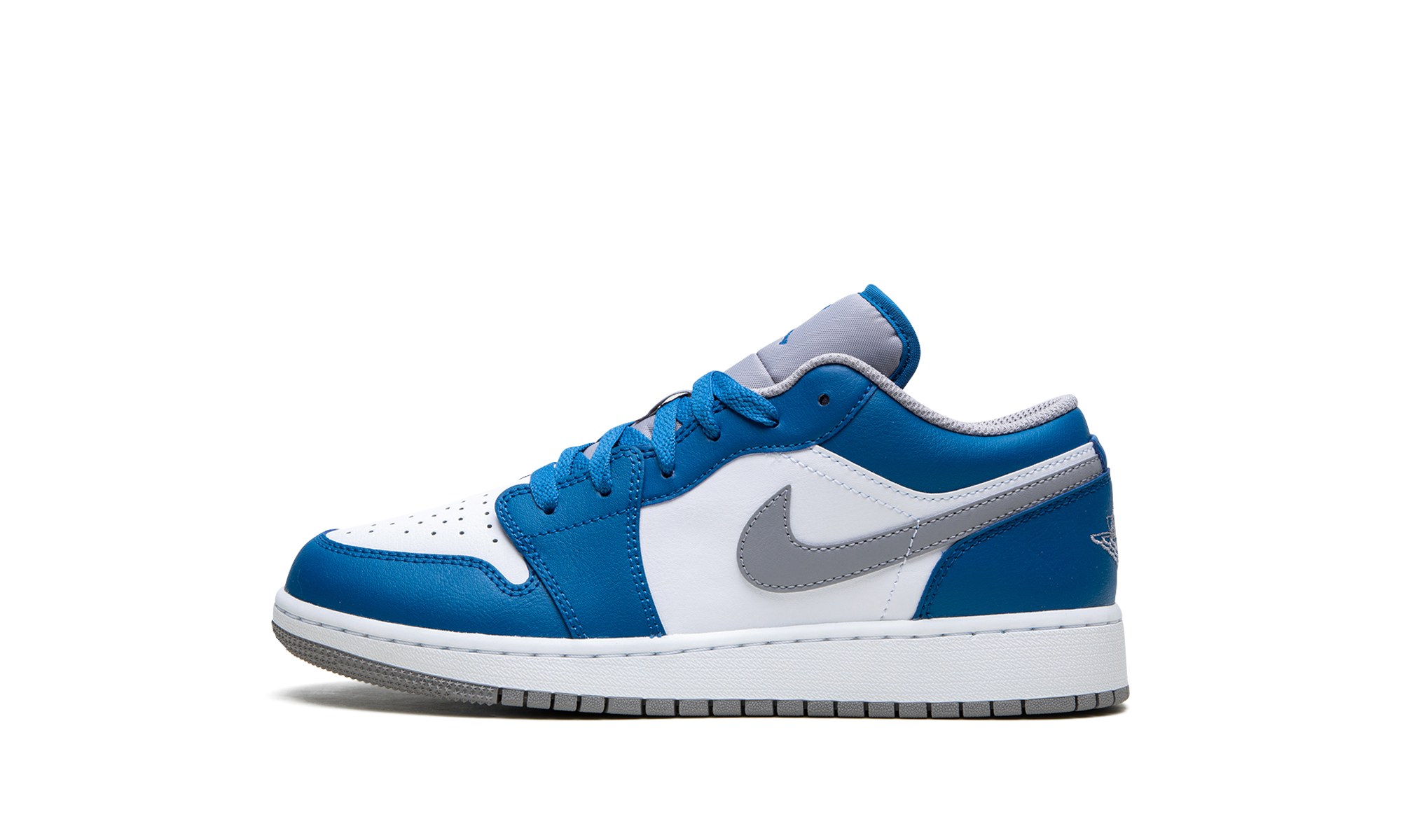 Air Jordan 1 Low GS True Blue 553560 412
