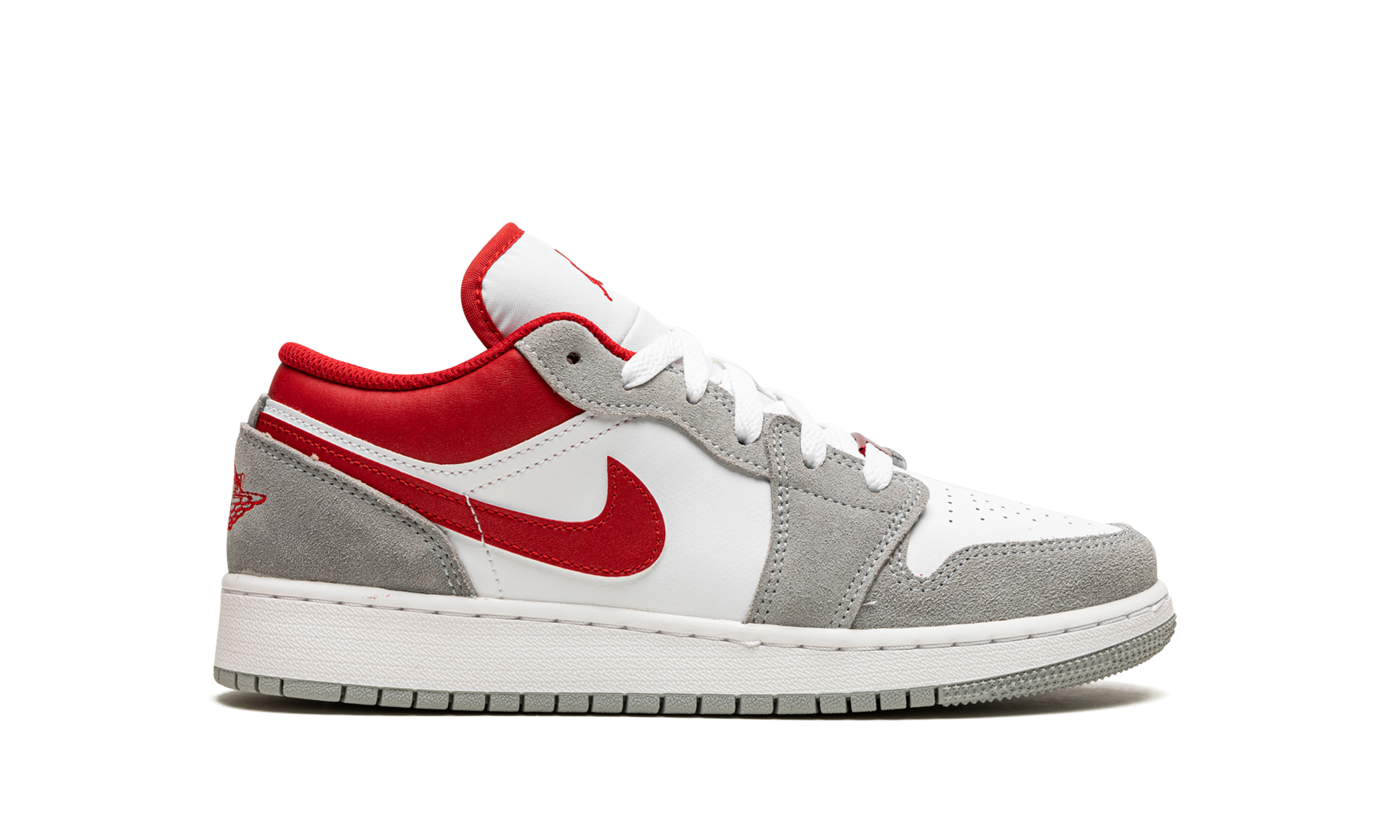 Air Jordan 1 Low SE GS Smoke Grey Gym Red DM0589 016