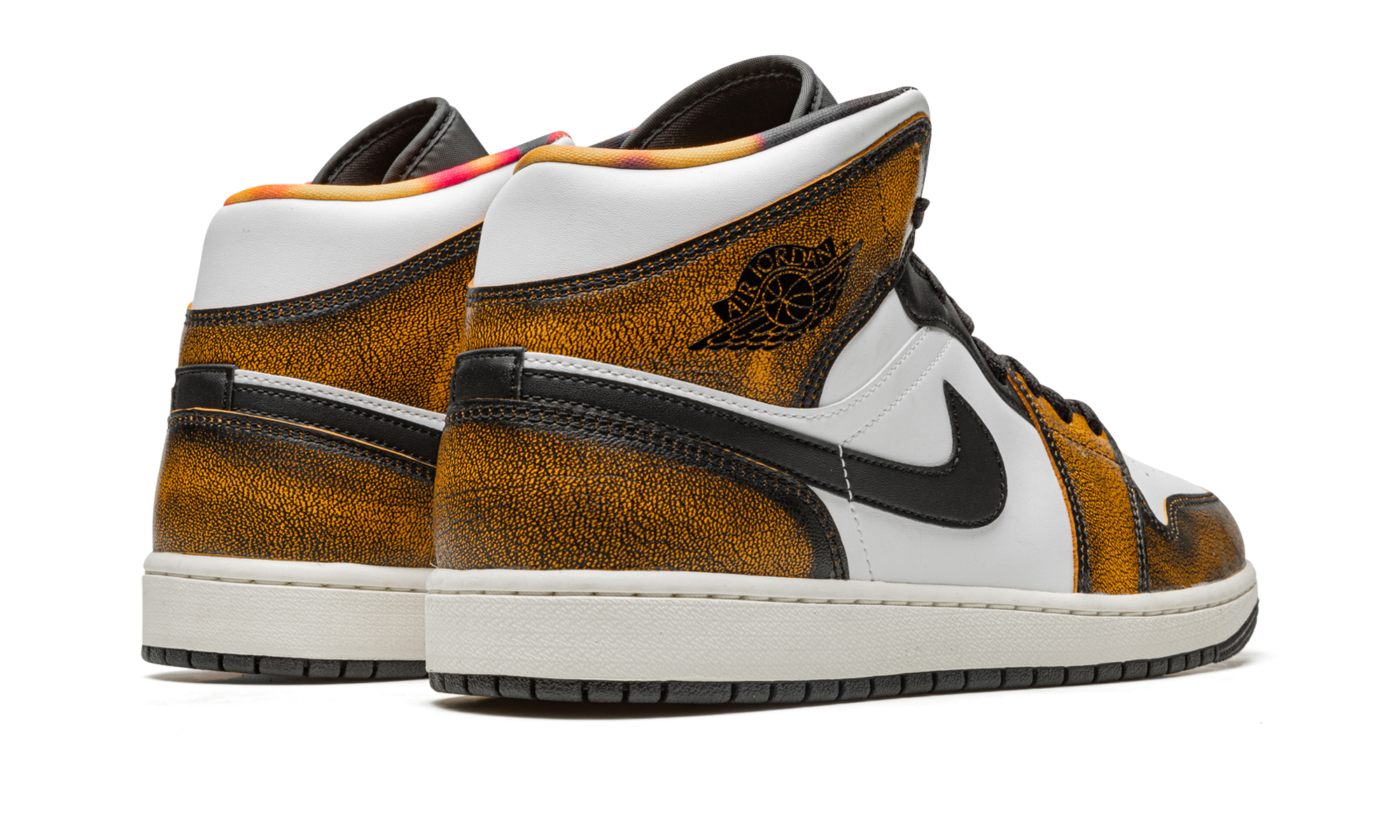 Air Jordan 1 Mid SE Orange Wear Away DQ8417 071