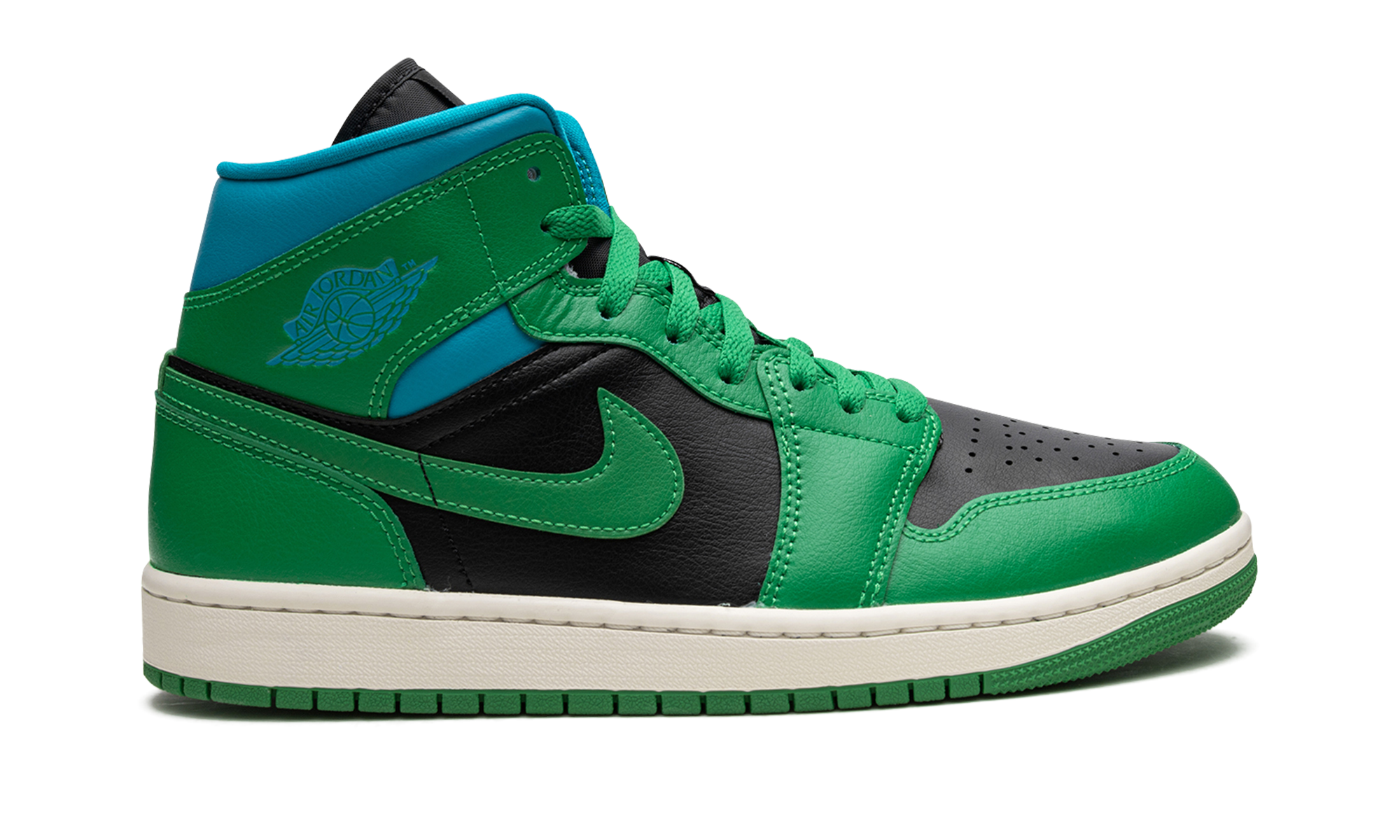 AIR JORDAN 1 MID WMNS Lucky Green Aquatone BQ6472 033