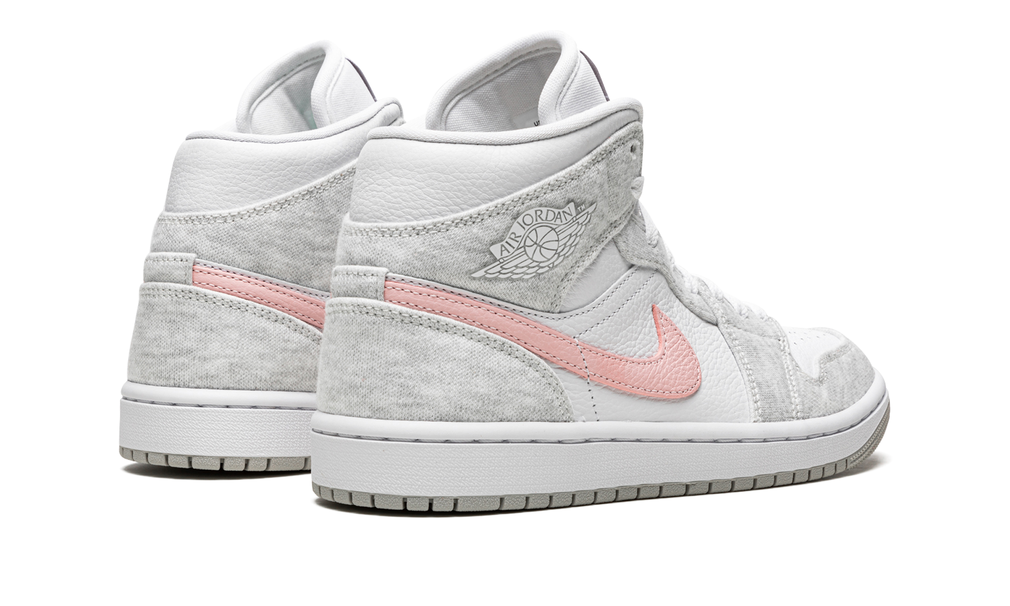 AIR JORDAN 1 MID SE WMNS Heather Grey / Pink DN4045 001