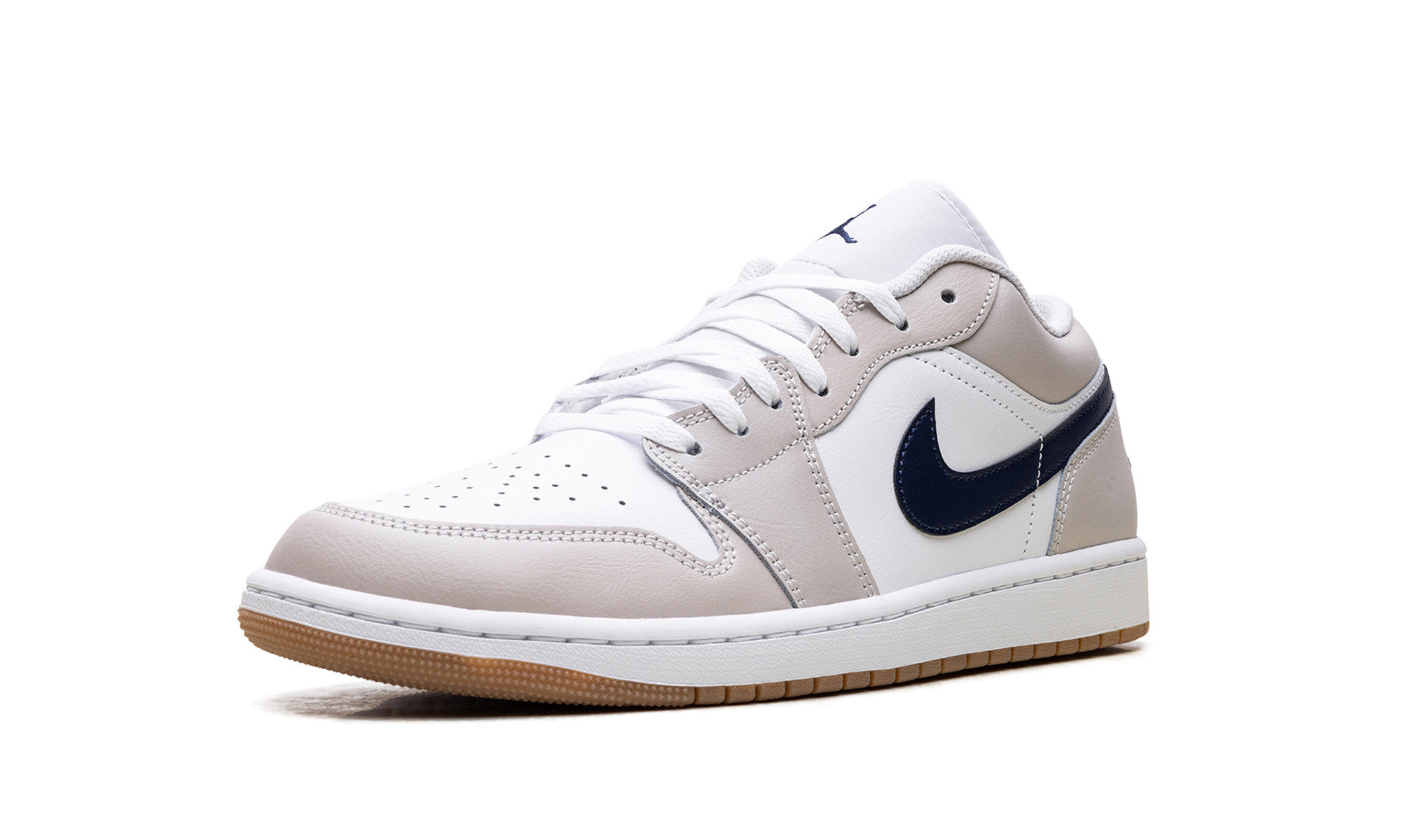 Jordan 1 Low Midnight Navy Neutral Grey 553558 146