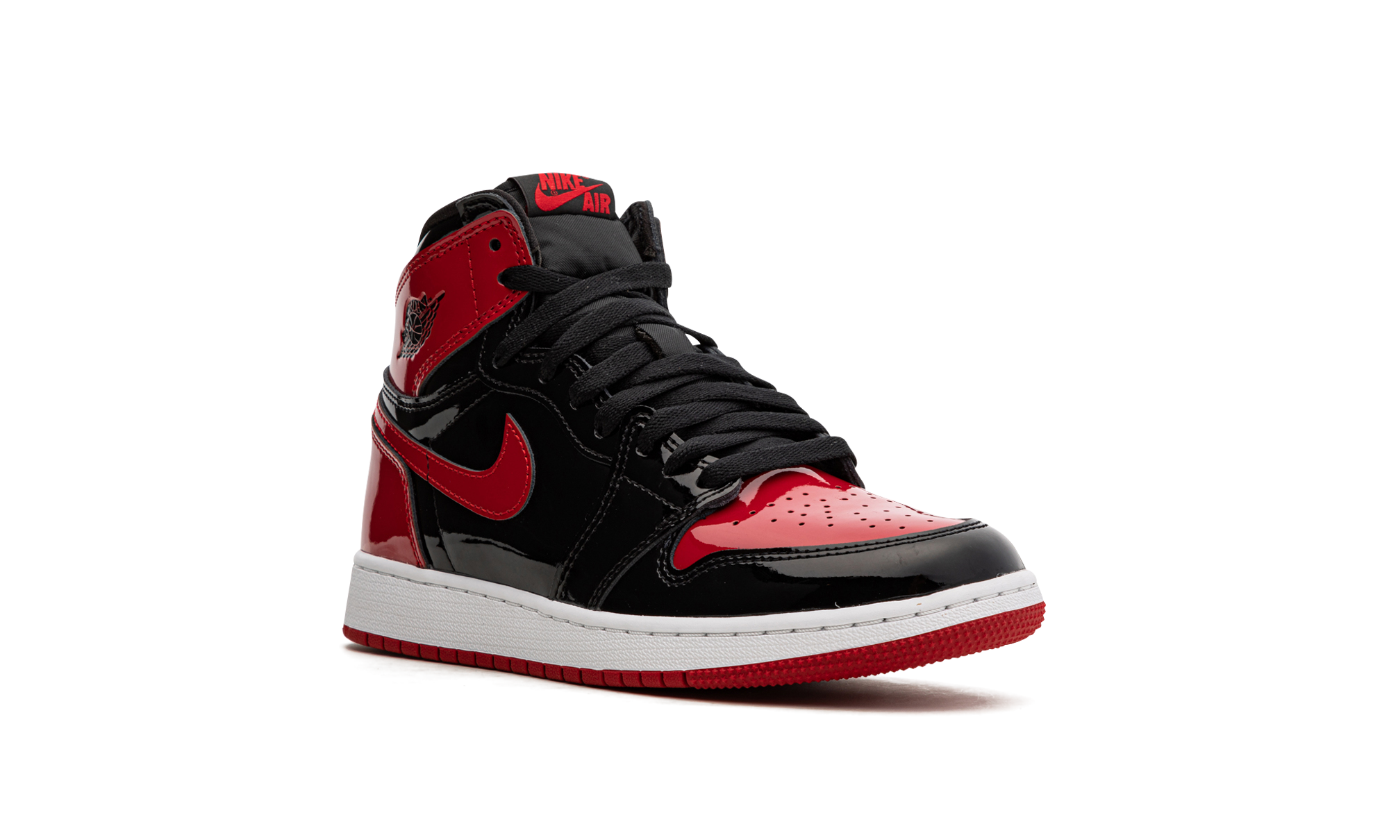 Air Jordan 1 Retro High OG GS Patent Bred 575441 063