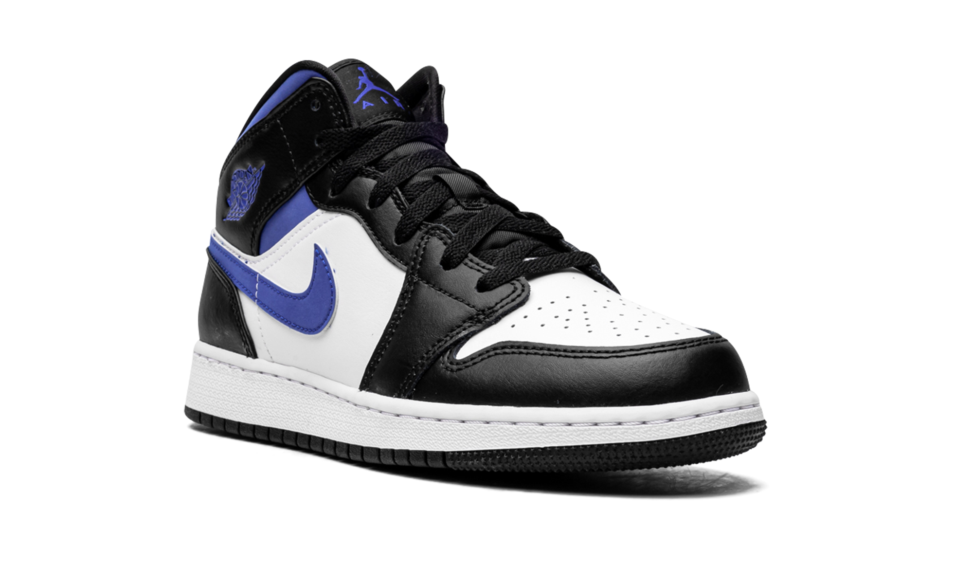 Air Jordan 1 Mid GS Racer Blue / Black / White 554725 140