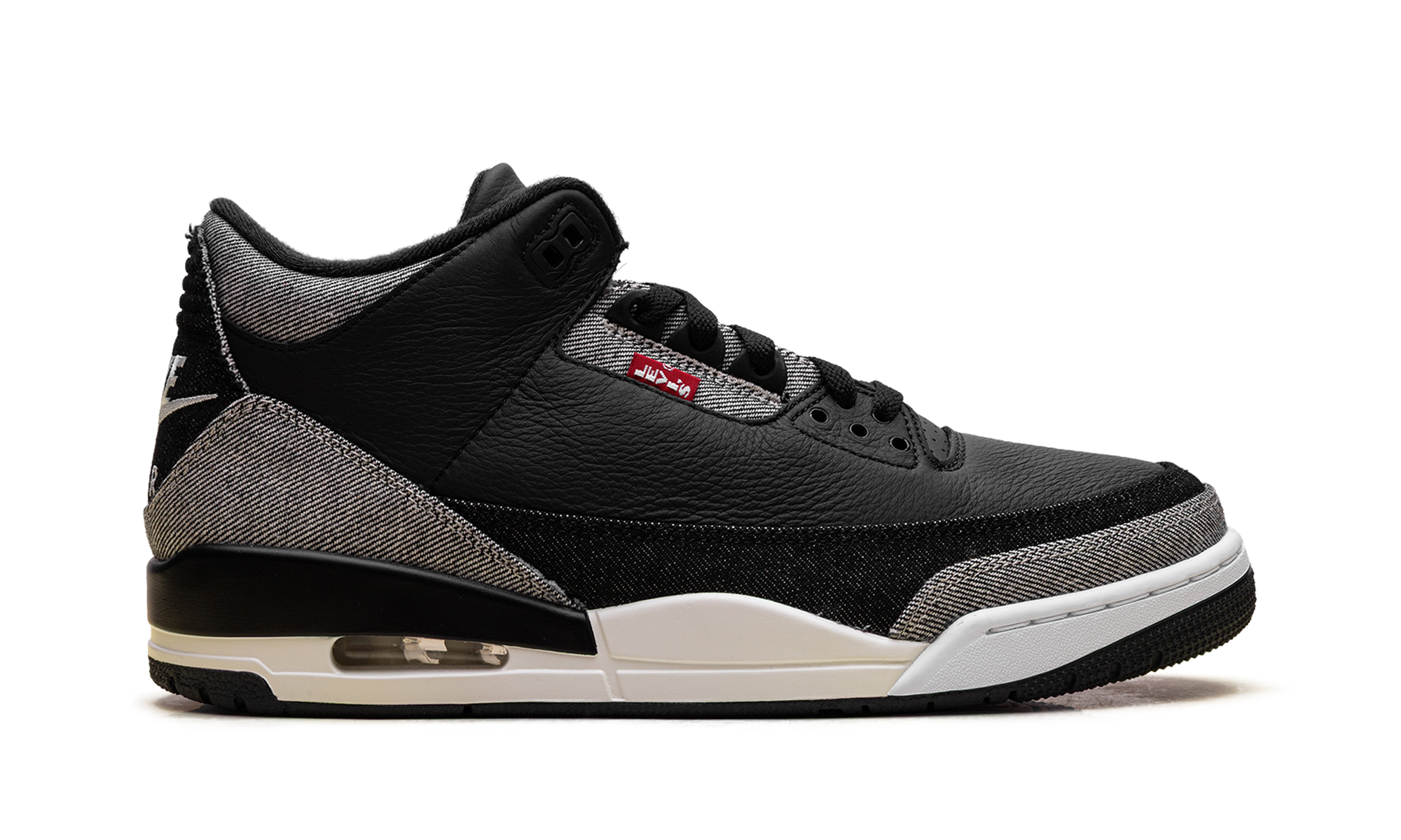 Air Jordan 3 Levi's - Black Denim IR0914 400