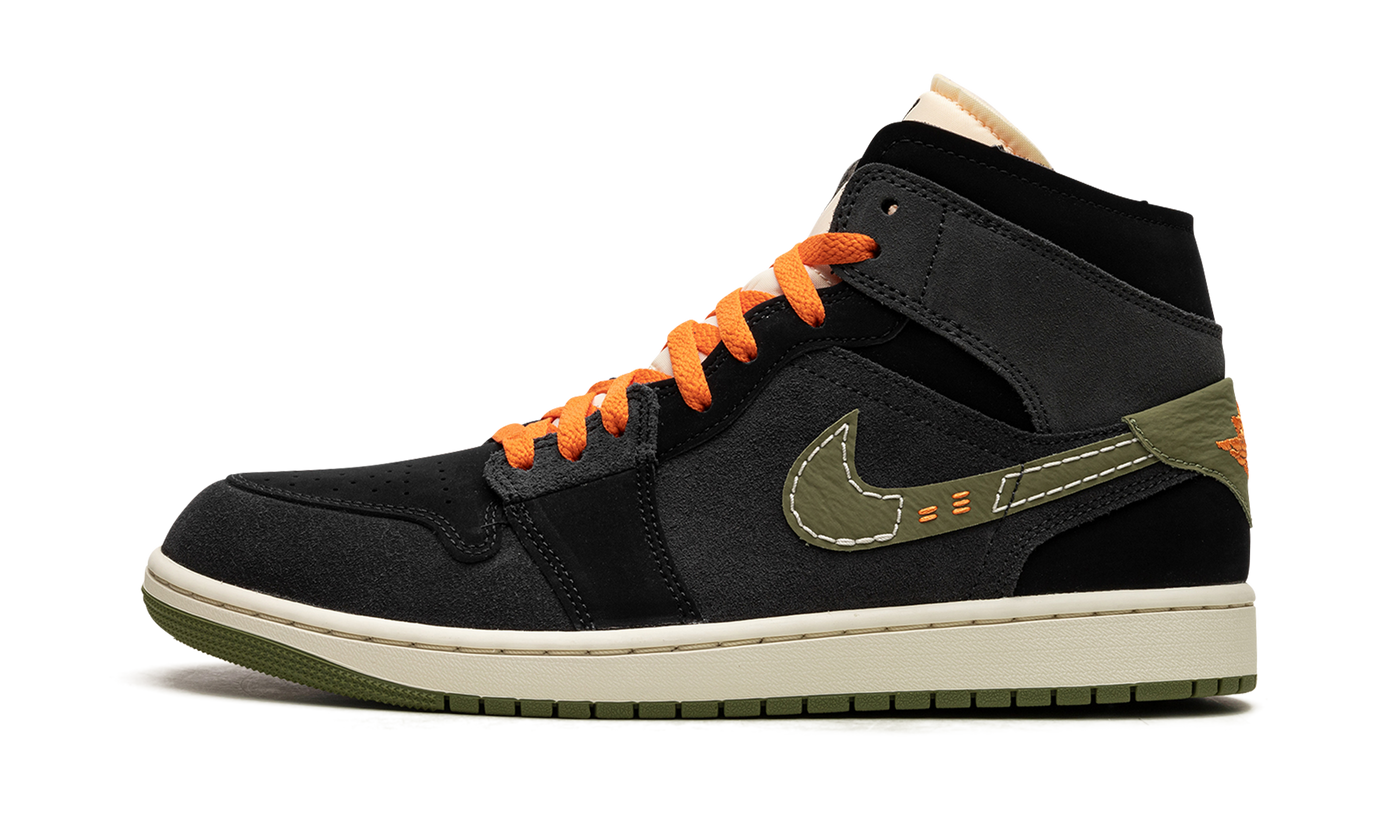 Air Jordan 1 Mid SE Craft Anthracite Light Olive FD6817 003