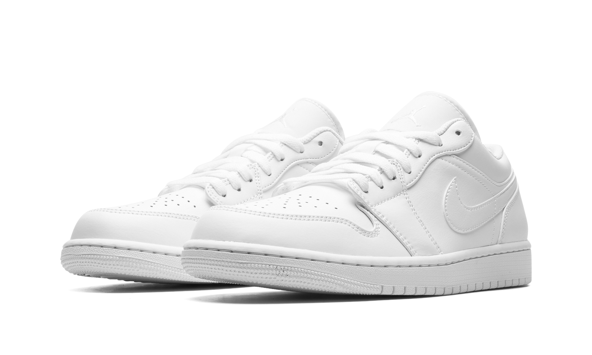 Air Jordan 1 Low Triple White 553558 136