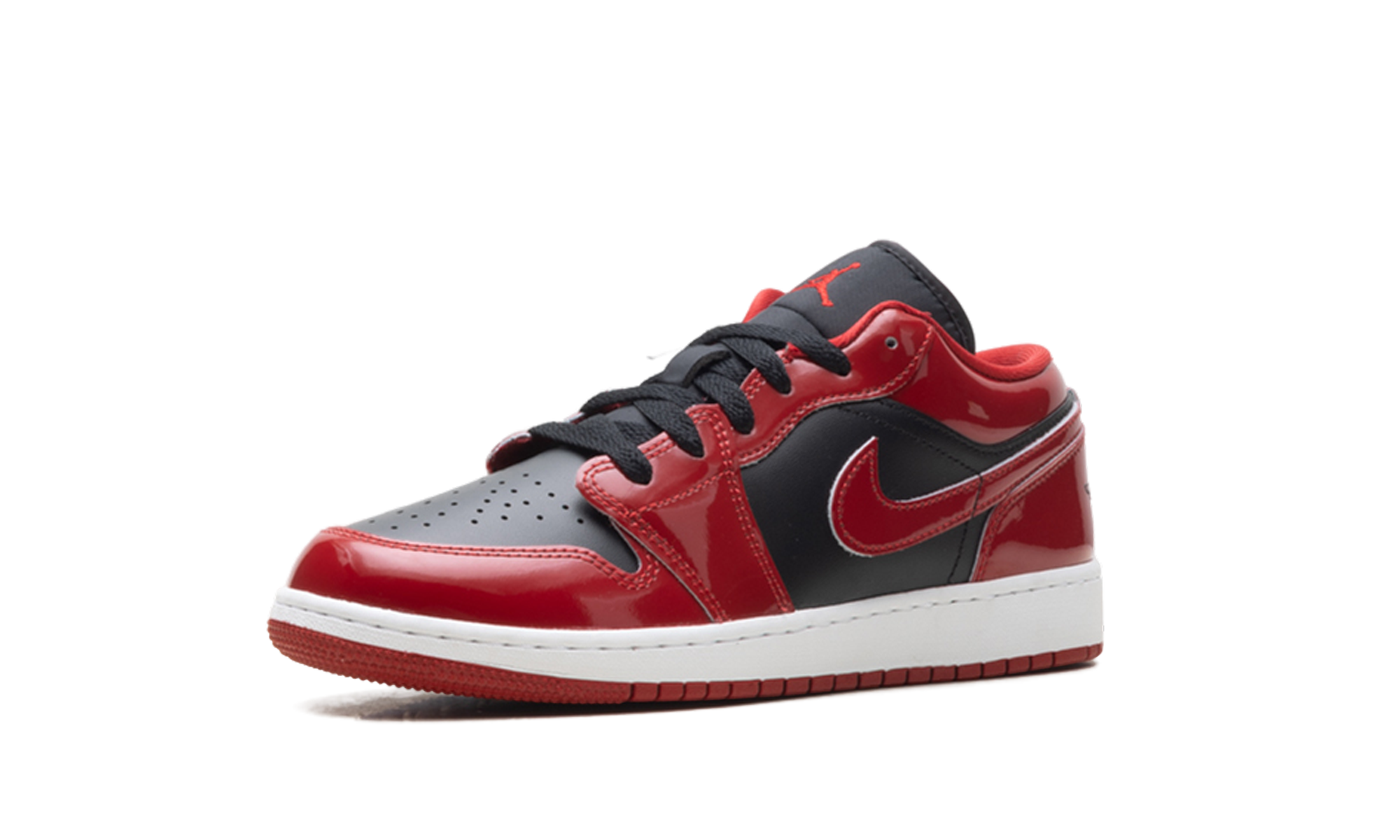 Air Jordan 1 Low SE GS Patent Bred HV4396 006