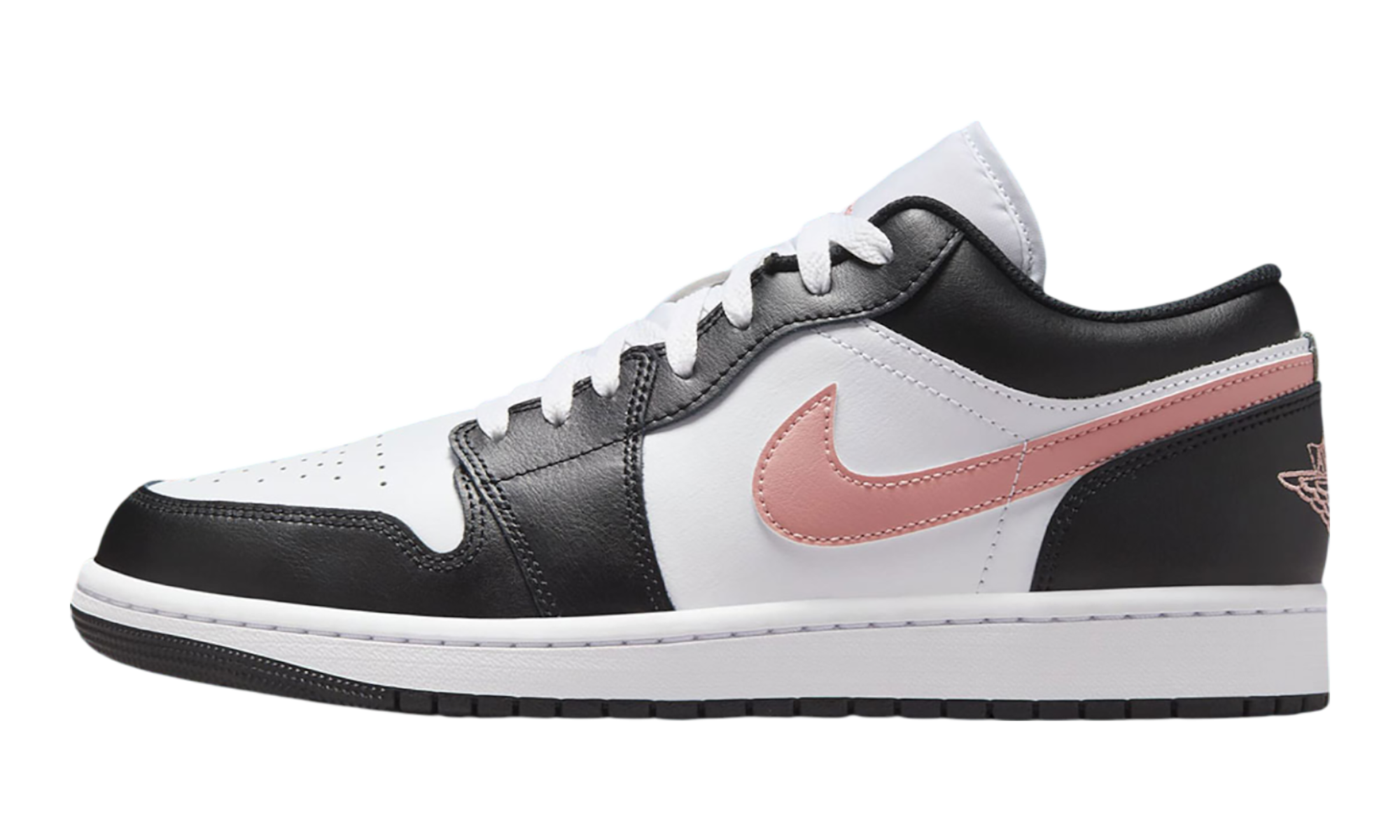 Air Jordan 1 Low Black Rust Pink 553558 165