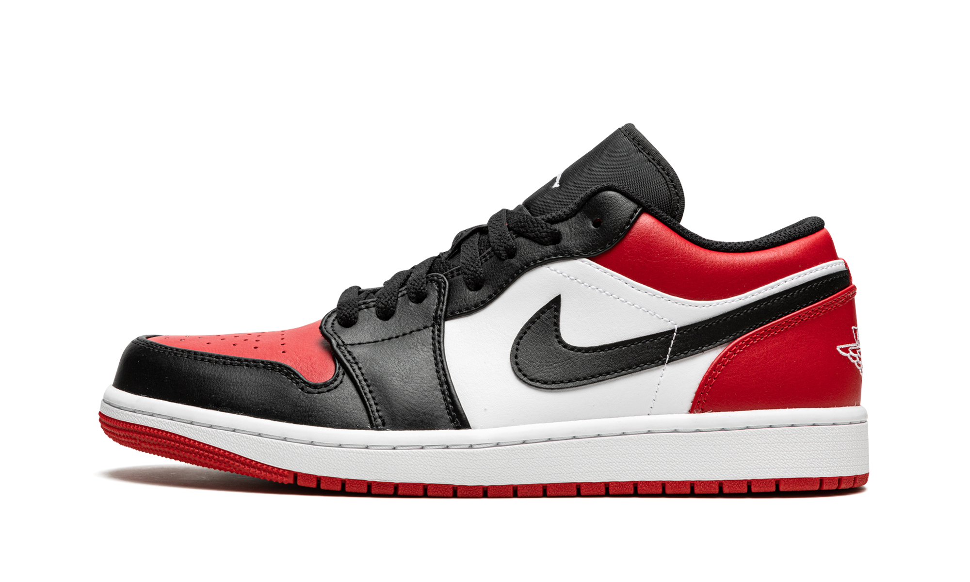 Air Jordan 1 Low Bred Toe 553558 612