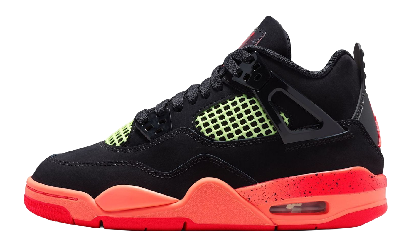 Air Jordan 4 Retro GS Black Infrared Barely Volt II1271 001