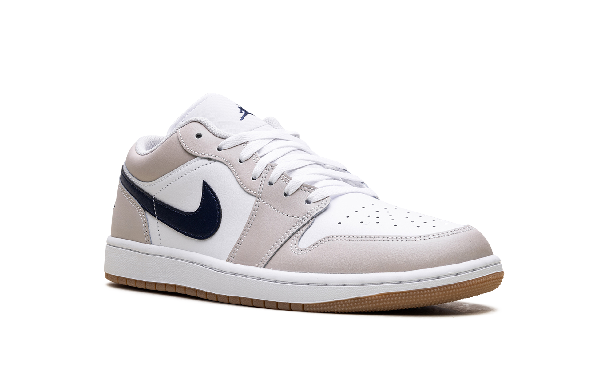 Jordan 1 Low Midnight Navy Neutral Grey 553558 146