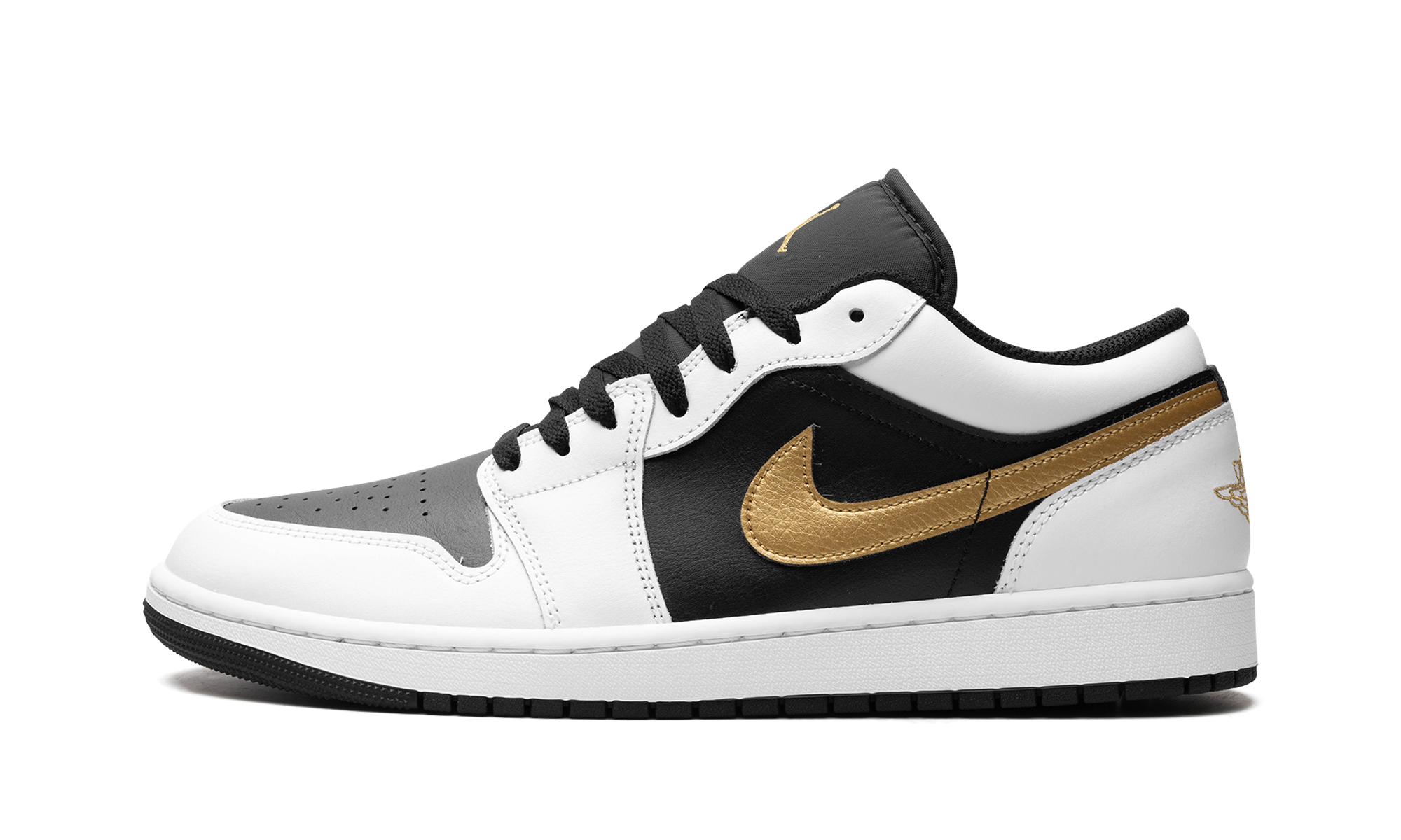 Air Jordan 1 Low Gold Swoosh 553558 172