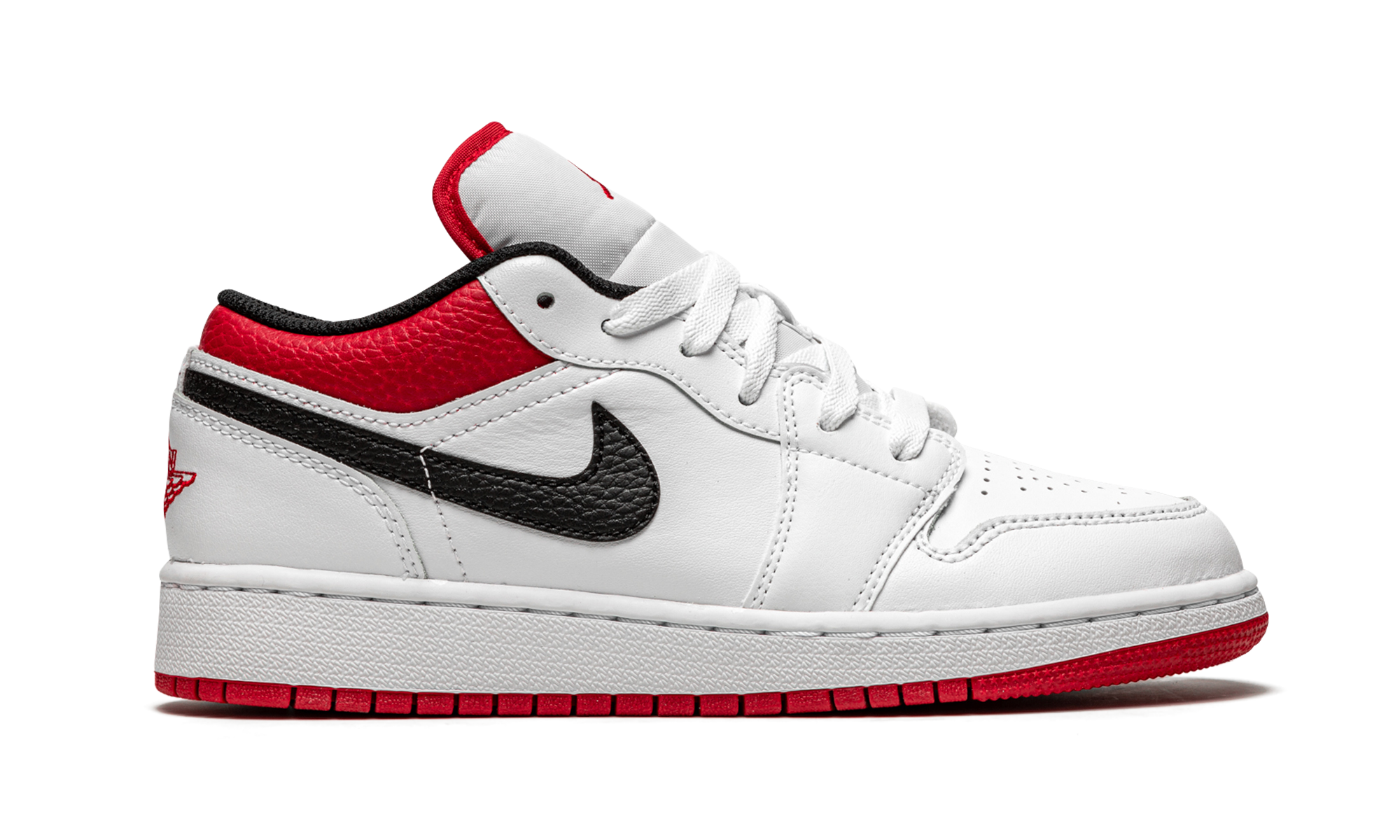 Air Jordan 1 Low GS White / Gym Red 553560 118
