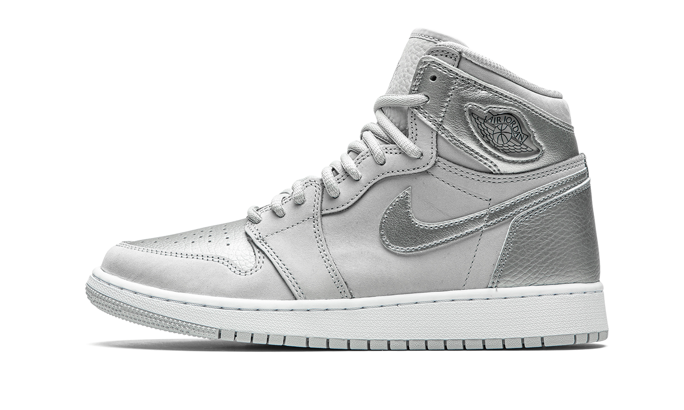 Air Jordan 1 High OG GS Co.JP - Metallic Silver 575441 029