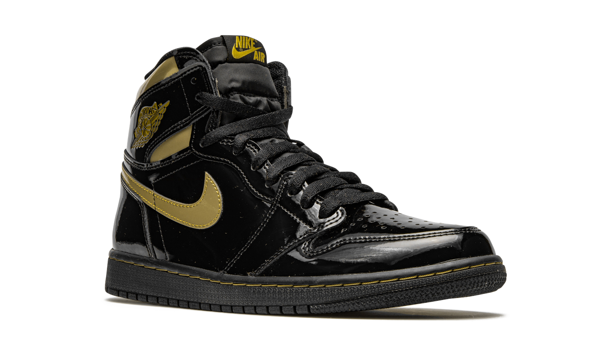 Air Jordan 1 Retro High OG Black Metallic Gold 555088 032