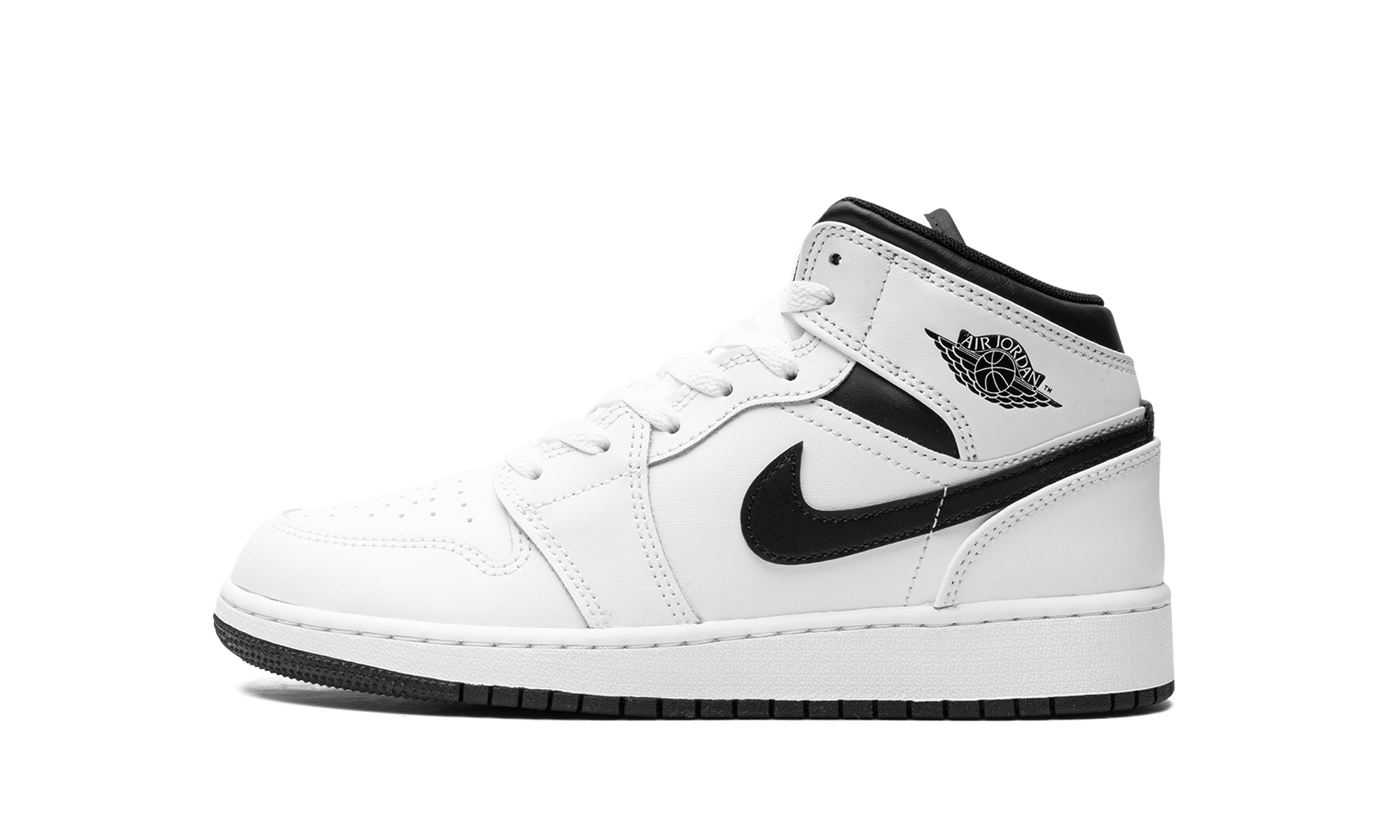 Air Jordan 1 Mid GS White/Black DQ8423 132