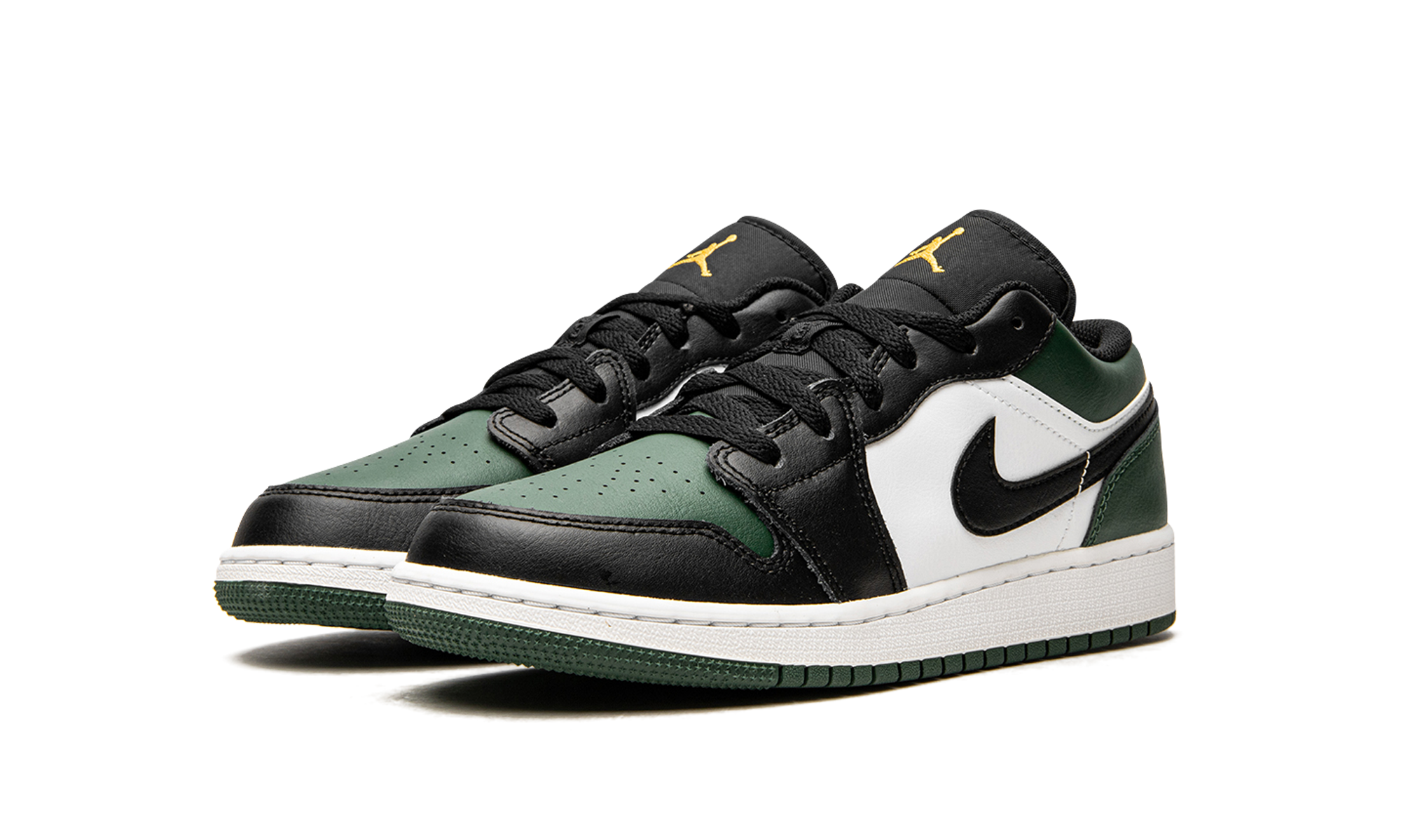 Air Jordan 1 Low GS Green Toe 553560 371