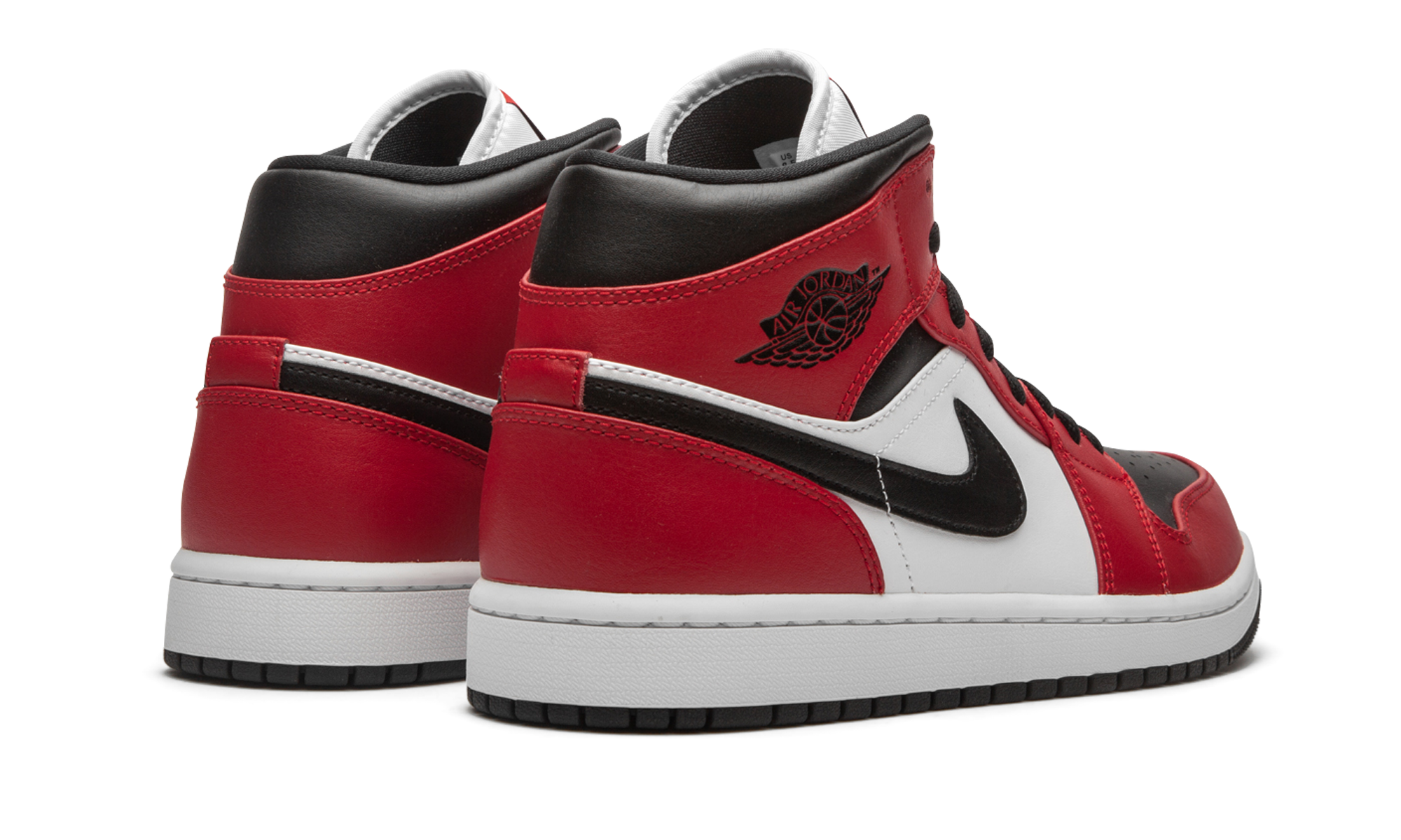 Air Jordan 1 Mid Chicago Black Toe 554724 069