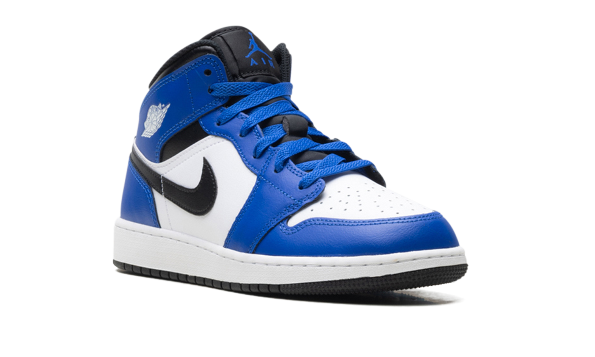 Jordan 1 Mid GS Game Royal White Black DQ8423 402