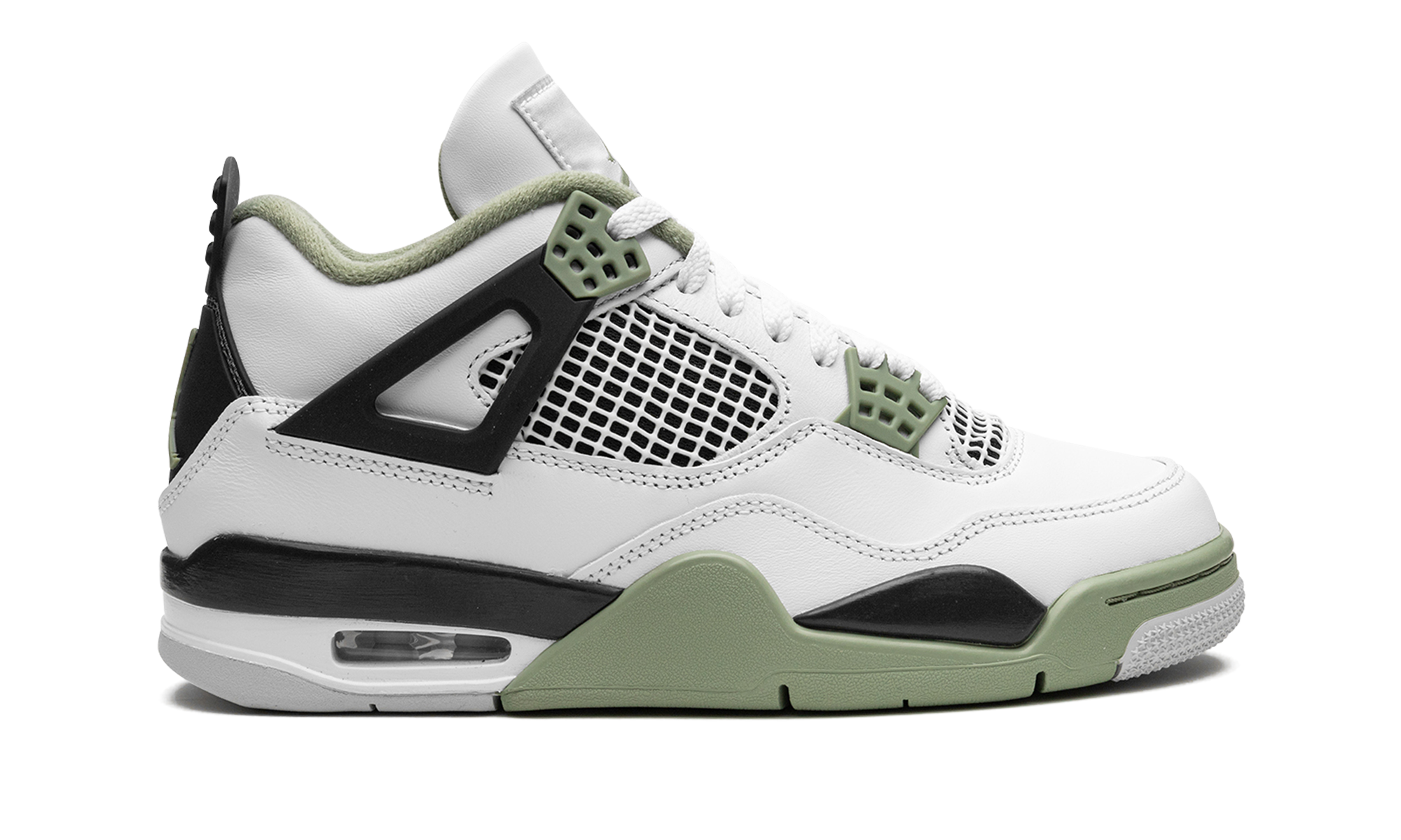 Air Jordan 4 Retro WMNS Seafoam Oil Green AQ9129 103