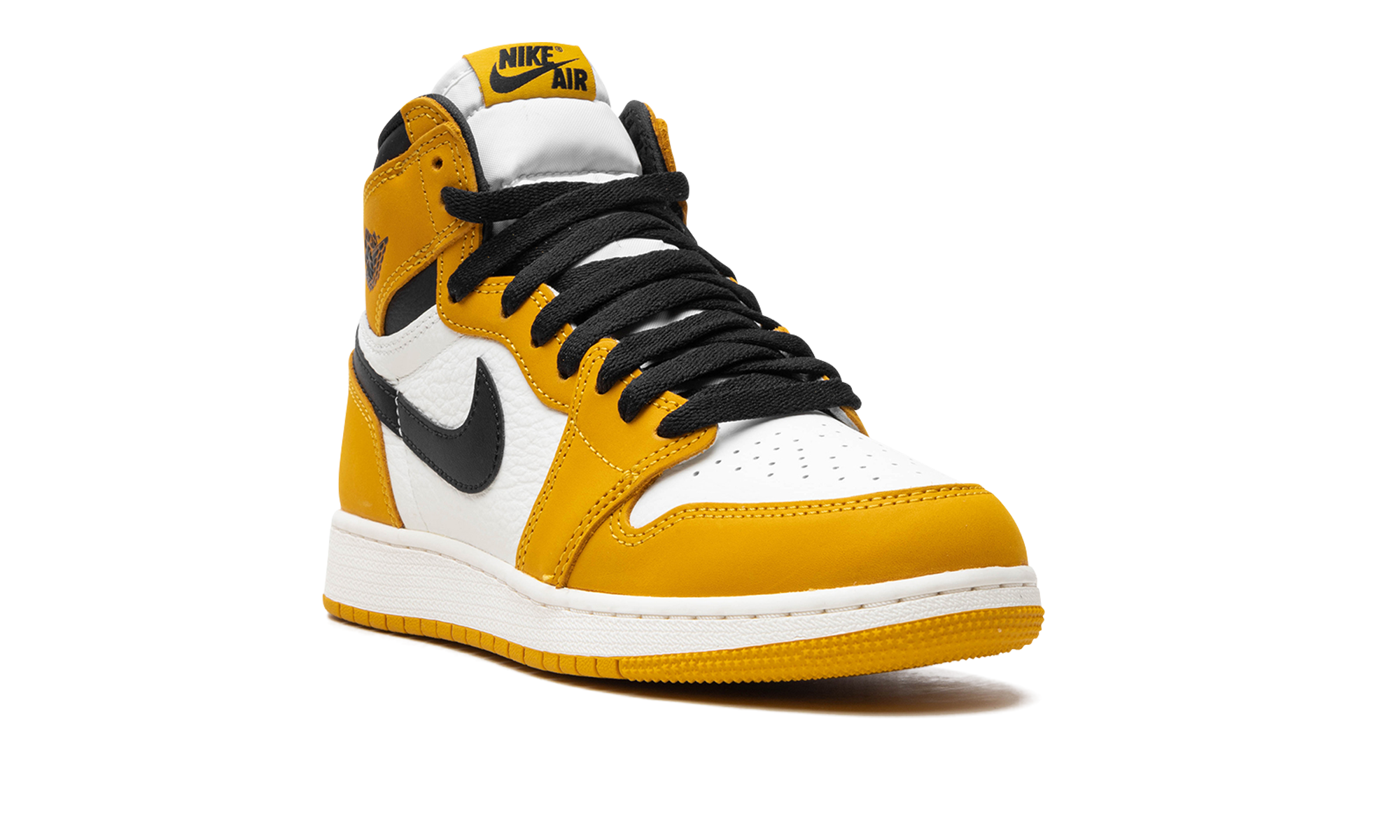 Air Jordan 1 Retro High OG GS Yellow Ochre / Black FD1437 701