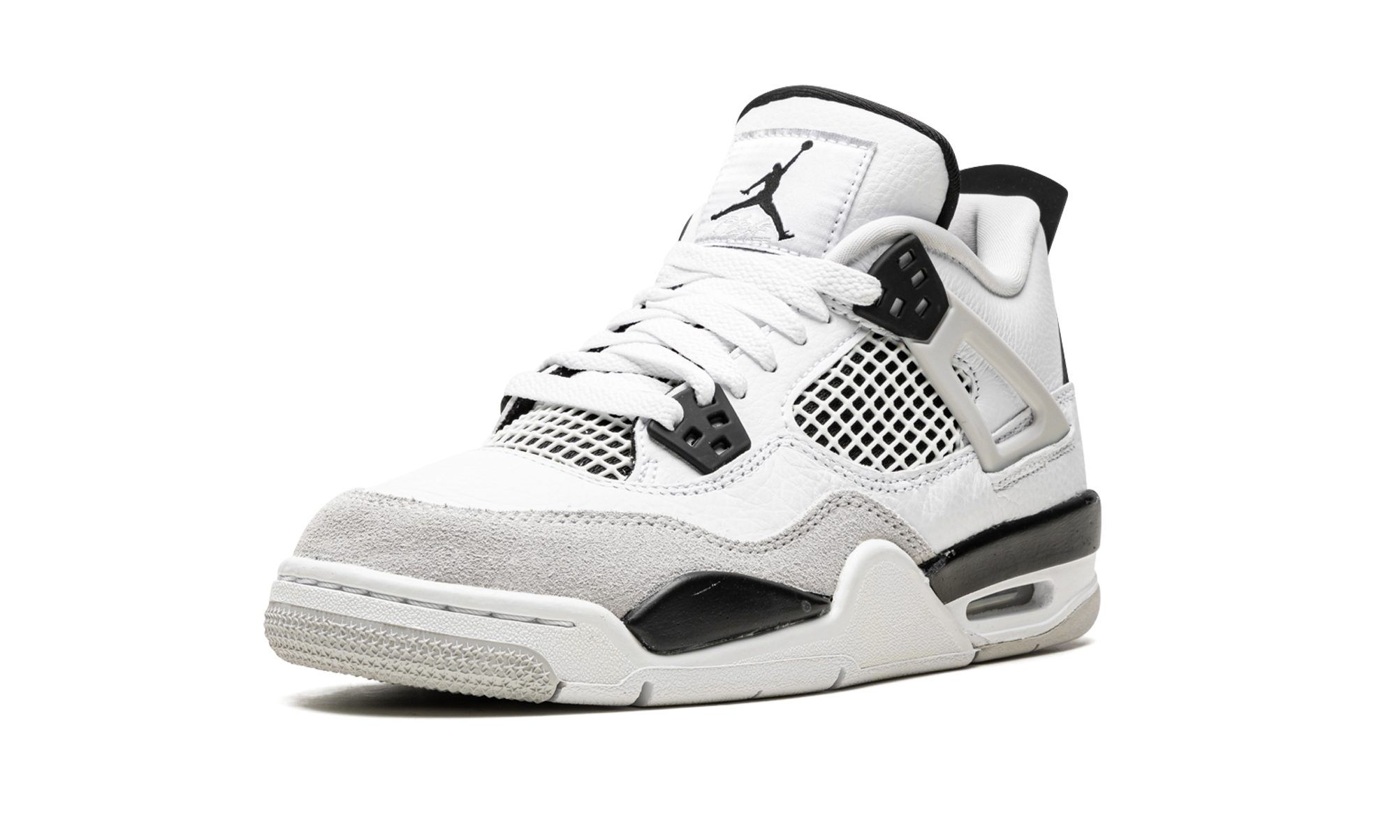 Air Jordan 4 Retro GS Military Black 408452 111