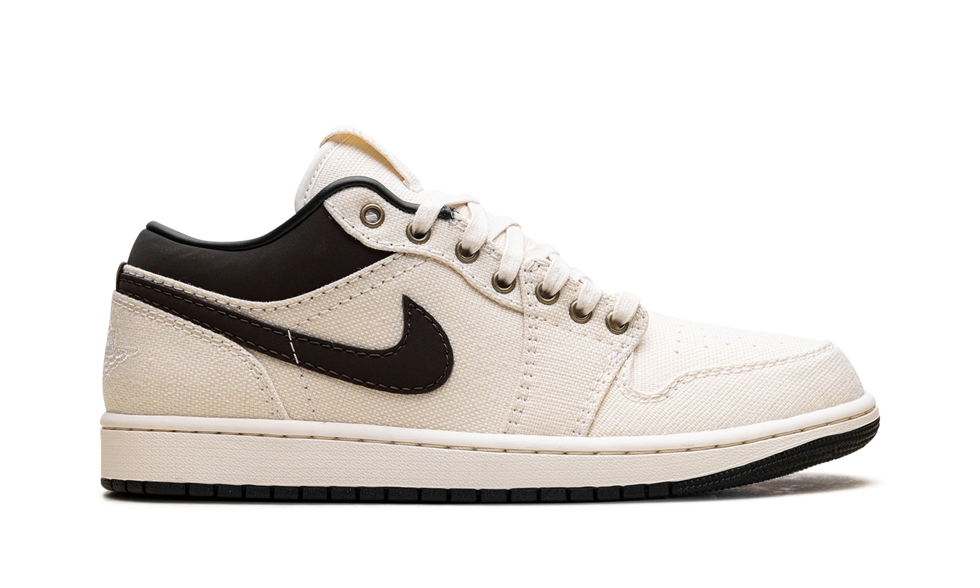 Air Jordan 1 Low Premium Pale Ivory Baroque Brown IB8058 110