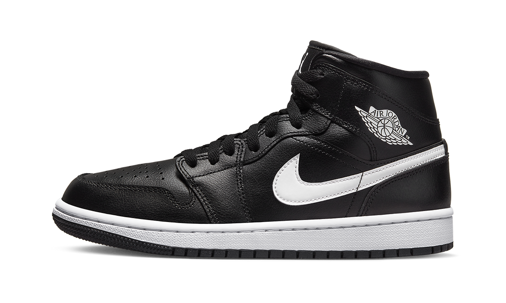 AIR JORDAN 1 MID WMNS Black / White DV0991 001