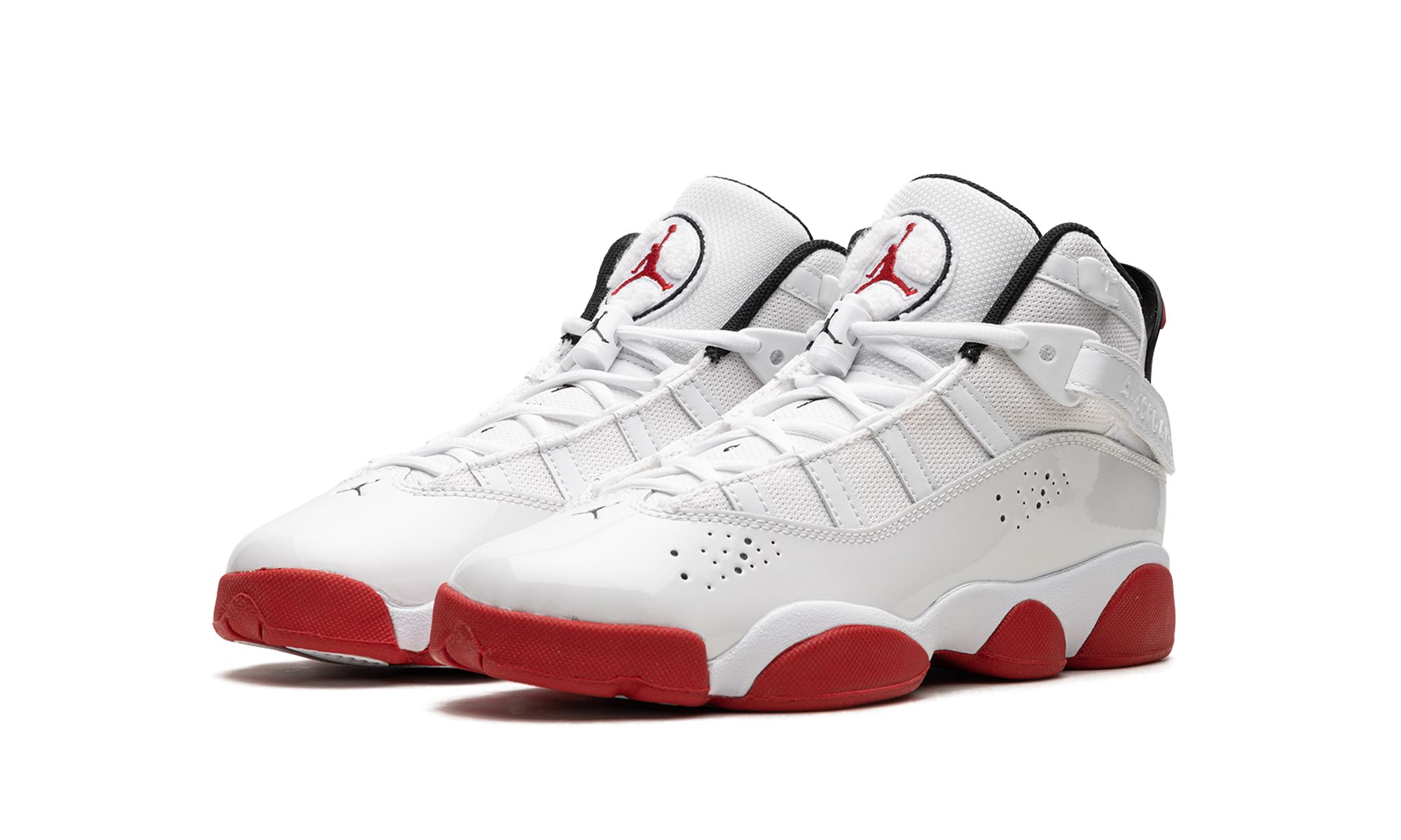 Jordan 6 Rings GS White University Red 323419 160